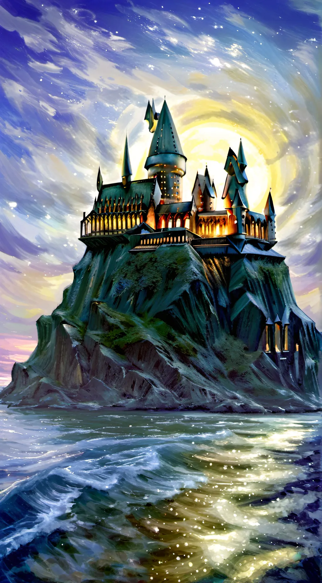 ai character: hogwarts background