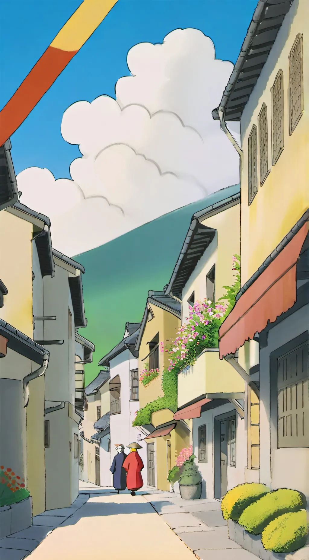 ai character: dw but ur sick background
