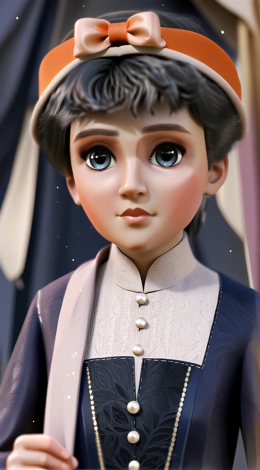 ai character: granny weird background
