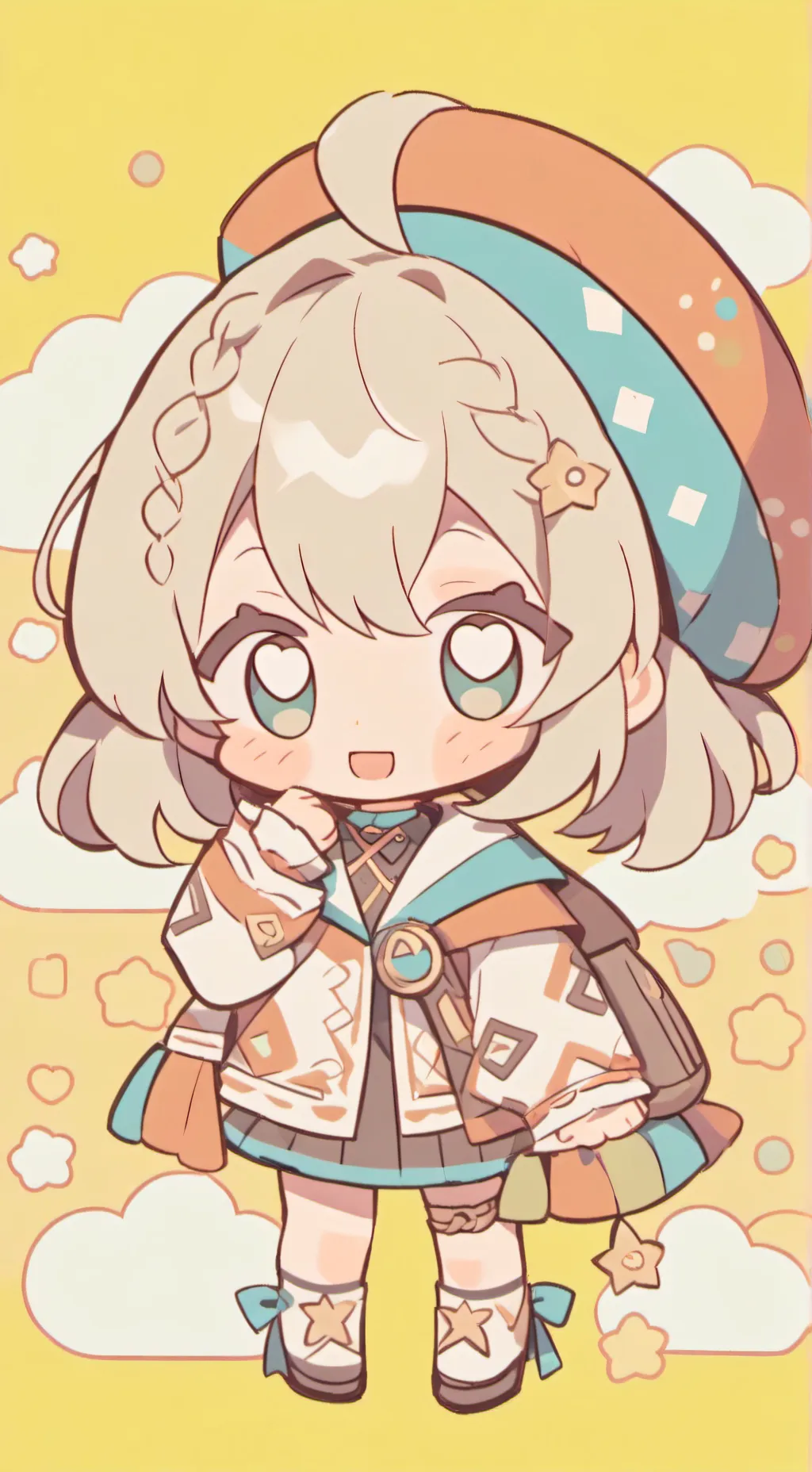 ai character: bebe en el titanic background