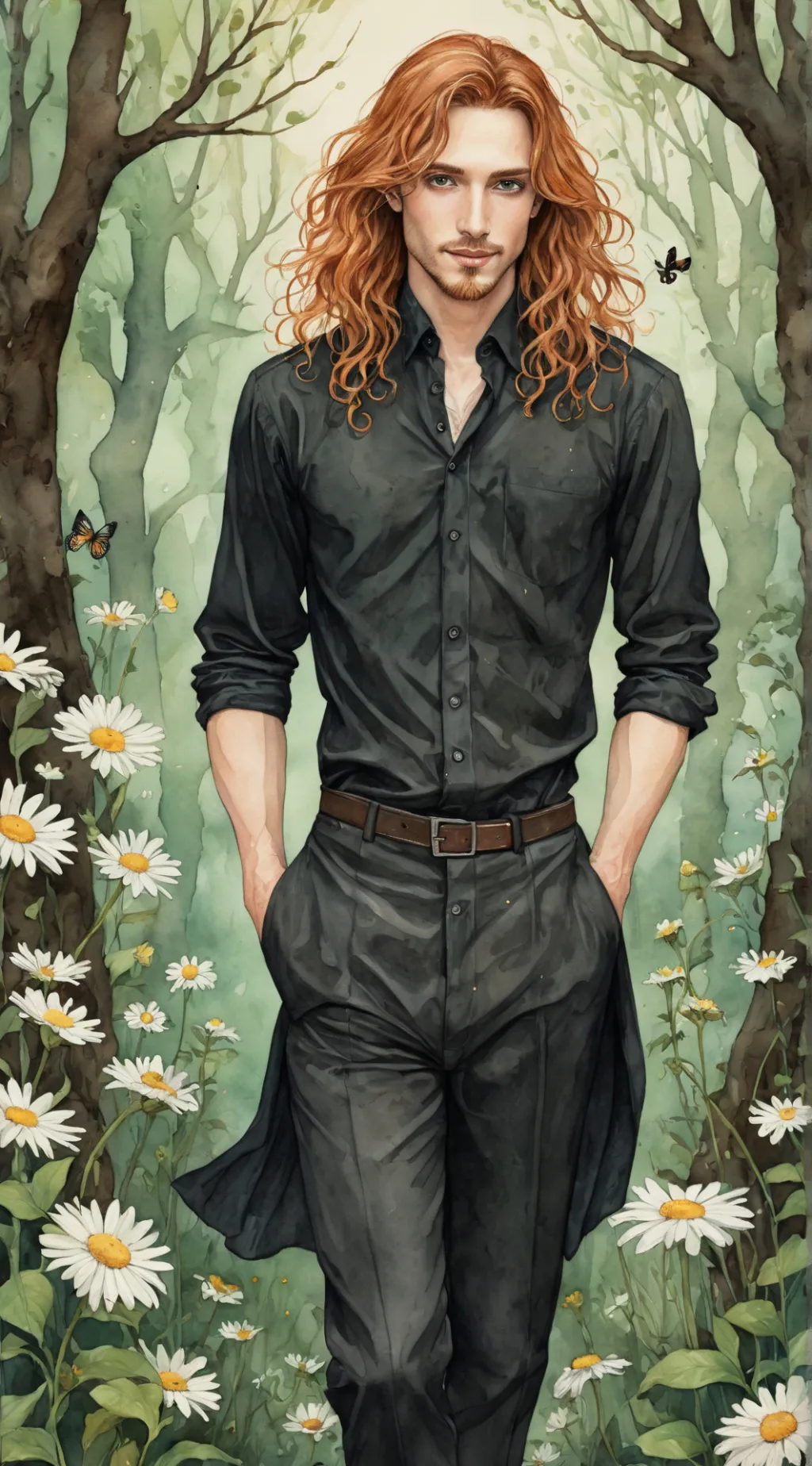 ai character: Lane background