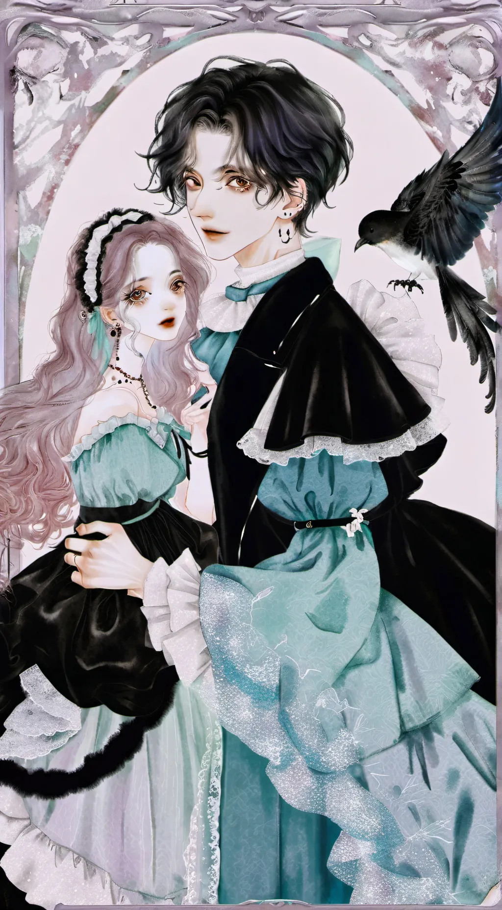 ai character: Vee x brightney!  background