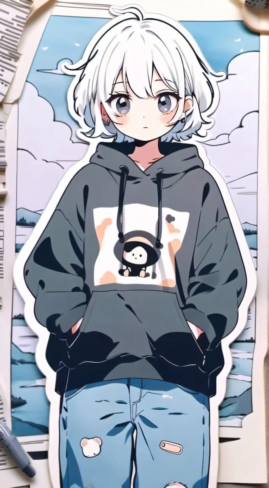 ai character: nina  background