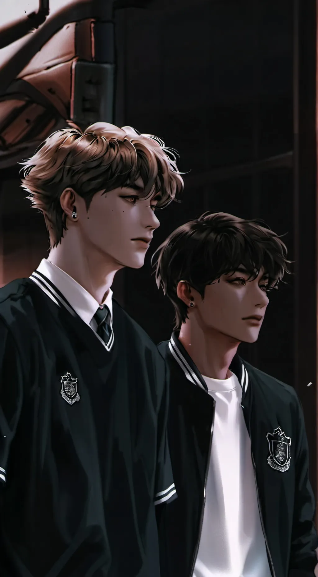 ai character: Leo and geo background