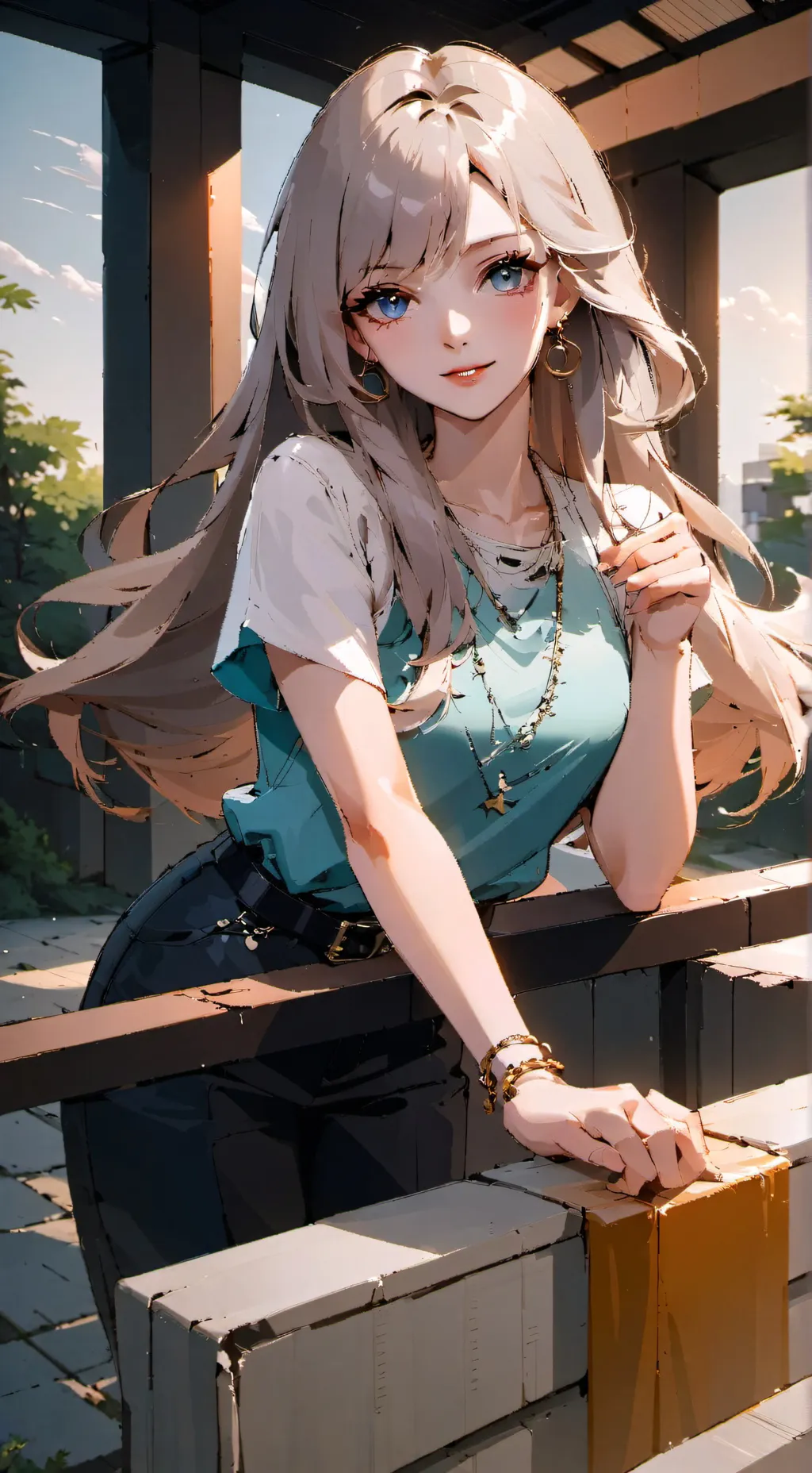 ai character: Kenley  background