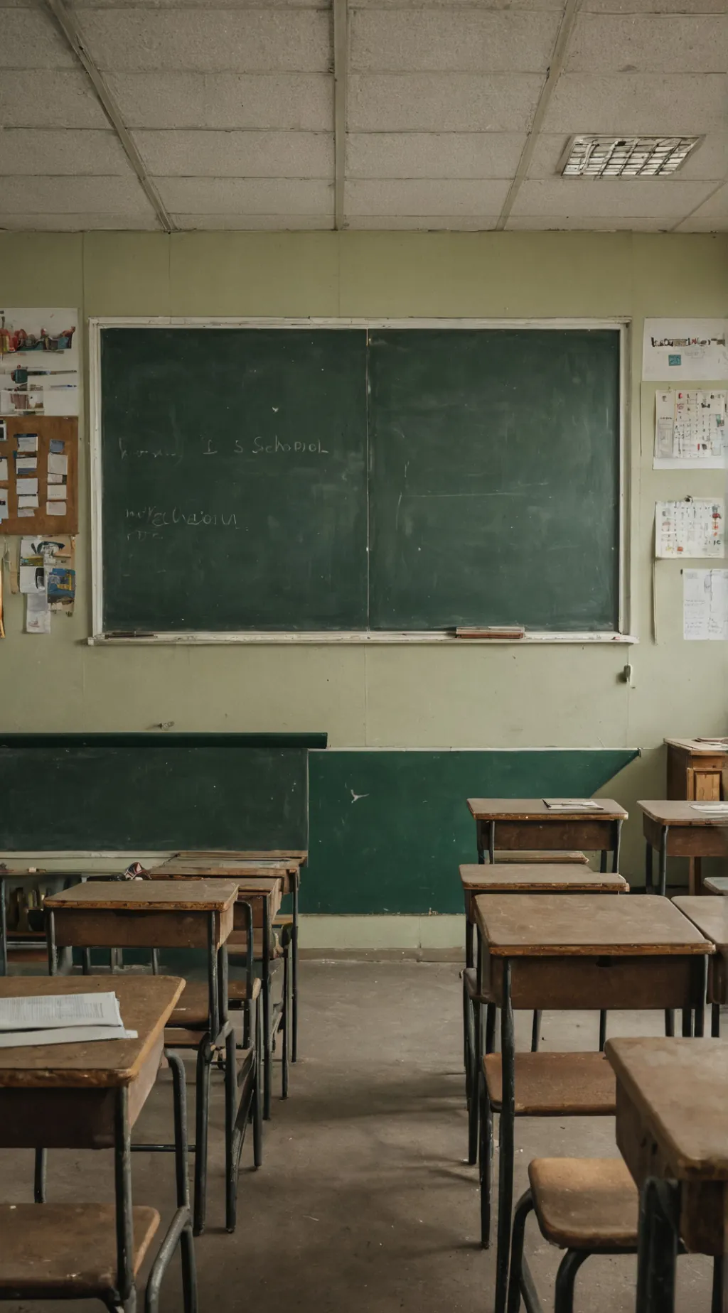 ai character: school  background