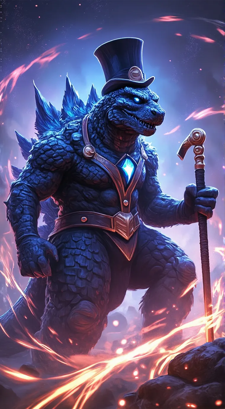 ai character: bartitsu zilla background