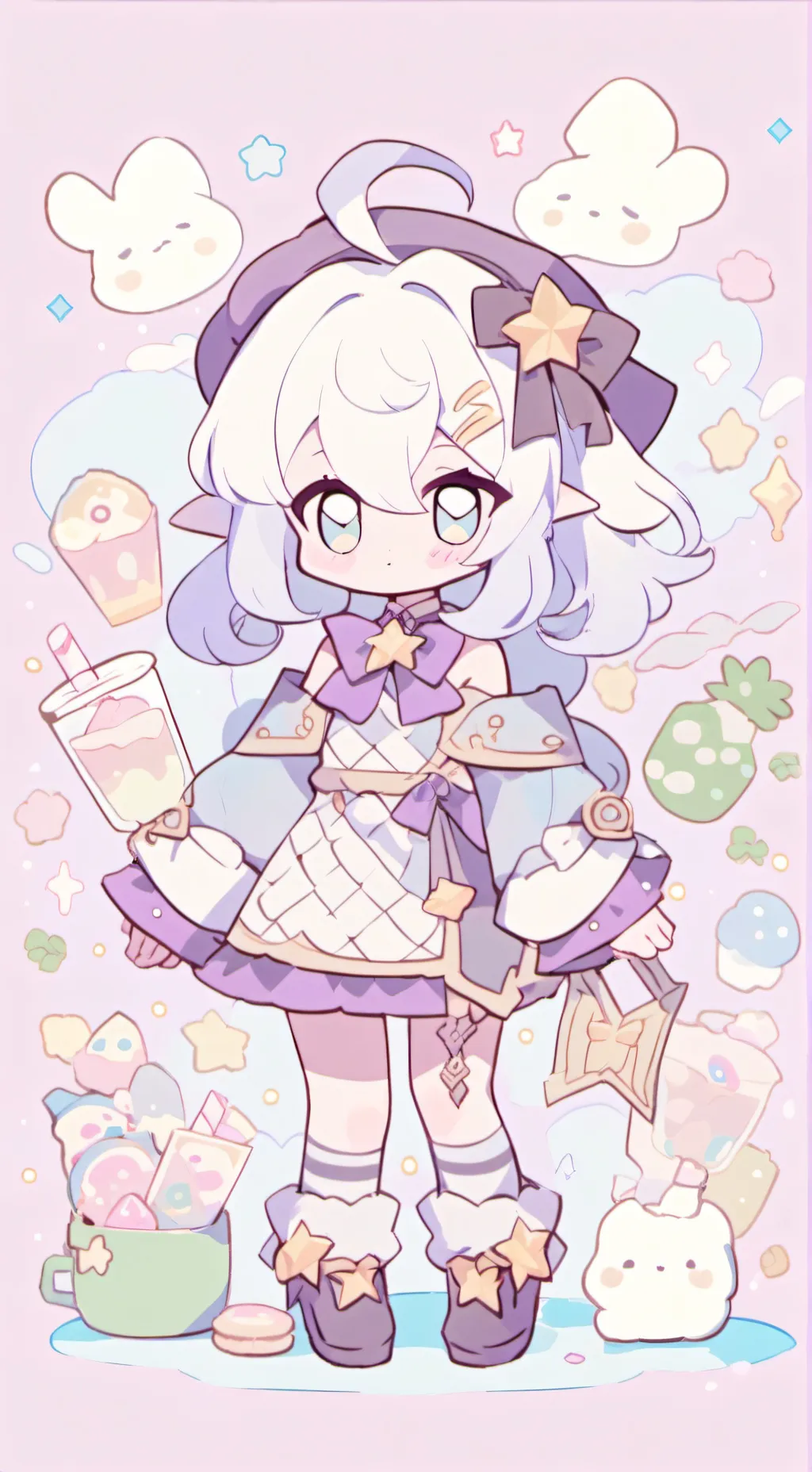 ai character: Cookie run kingdom background