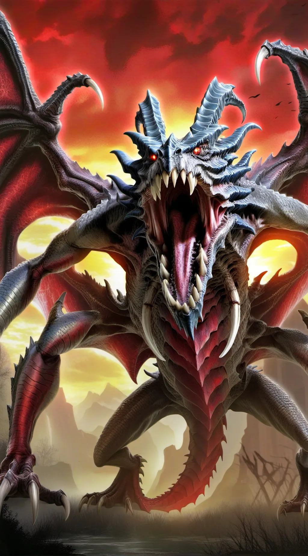 ai character: Gaping Dragon background