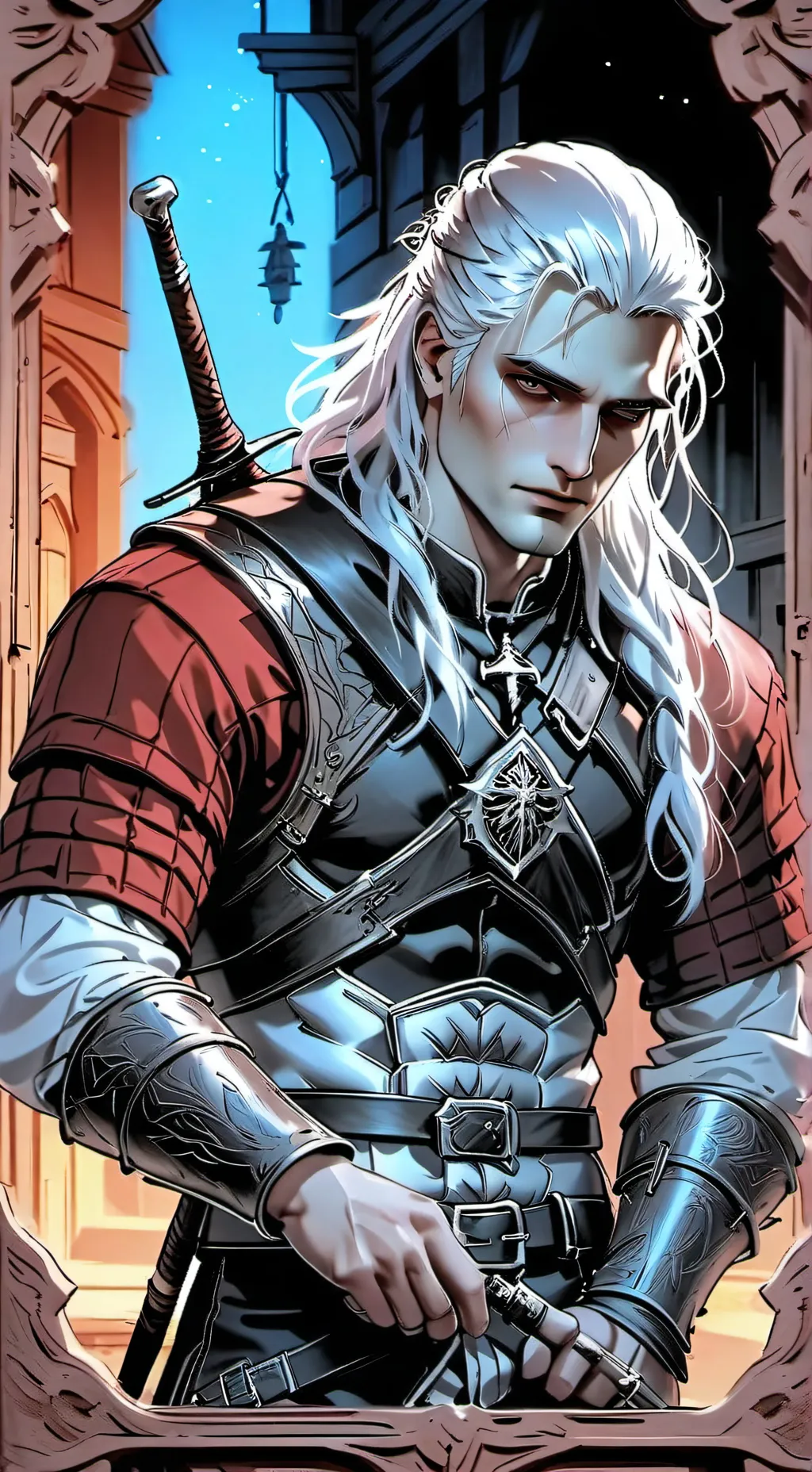 ai character: Geralt background