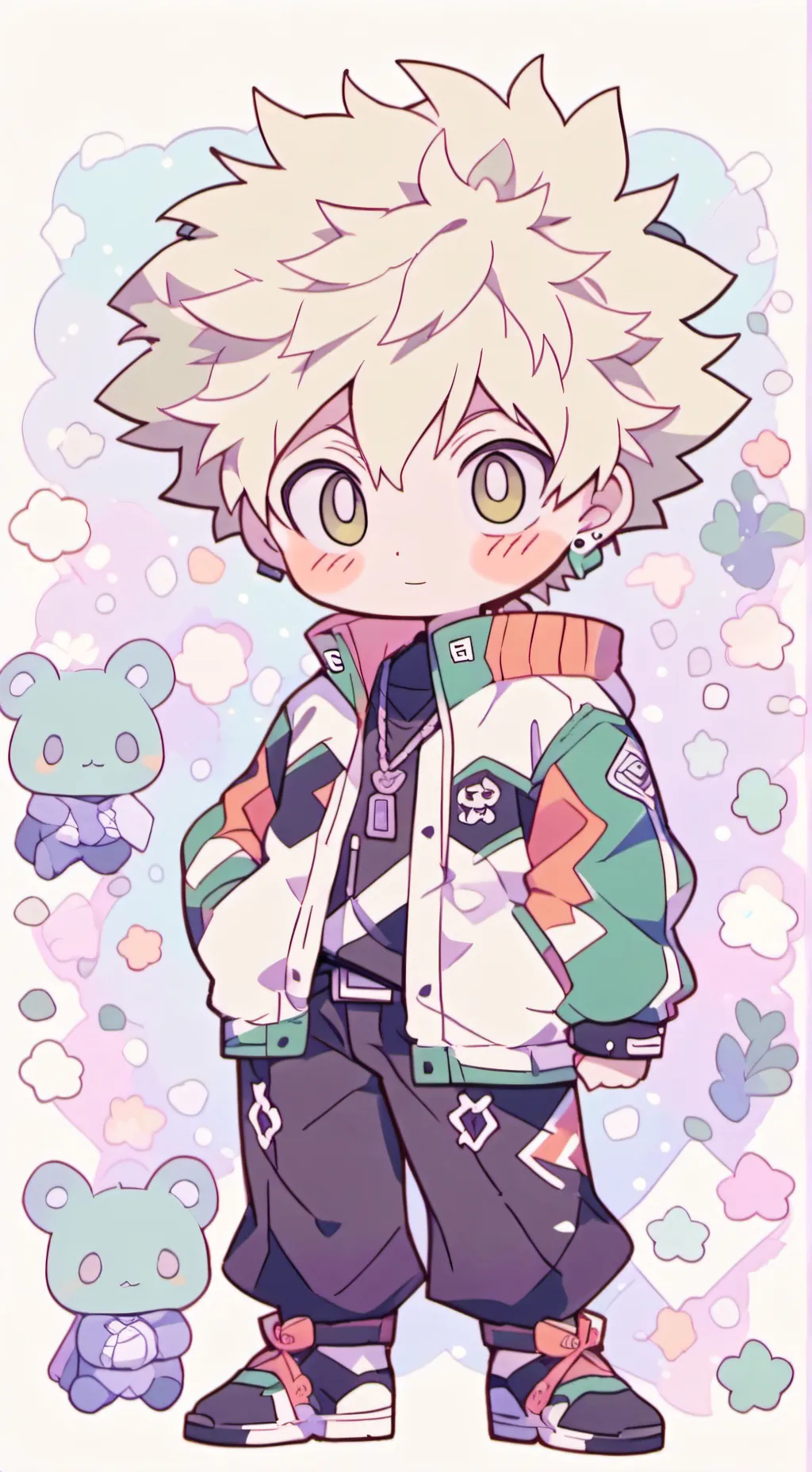 ai character: Bakugo background