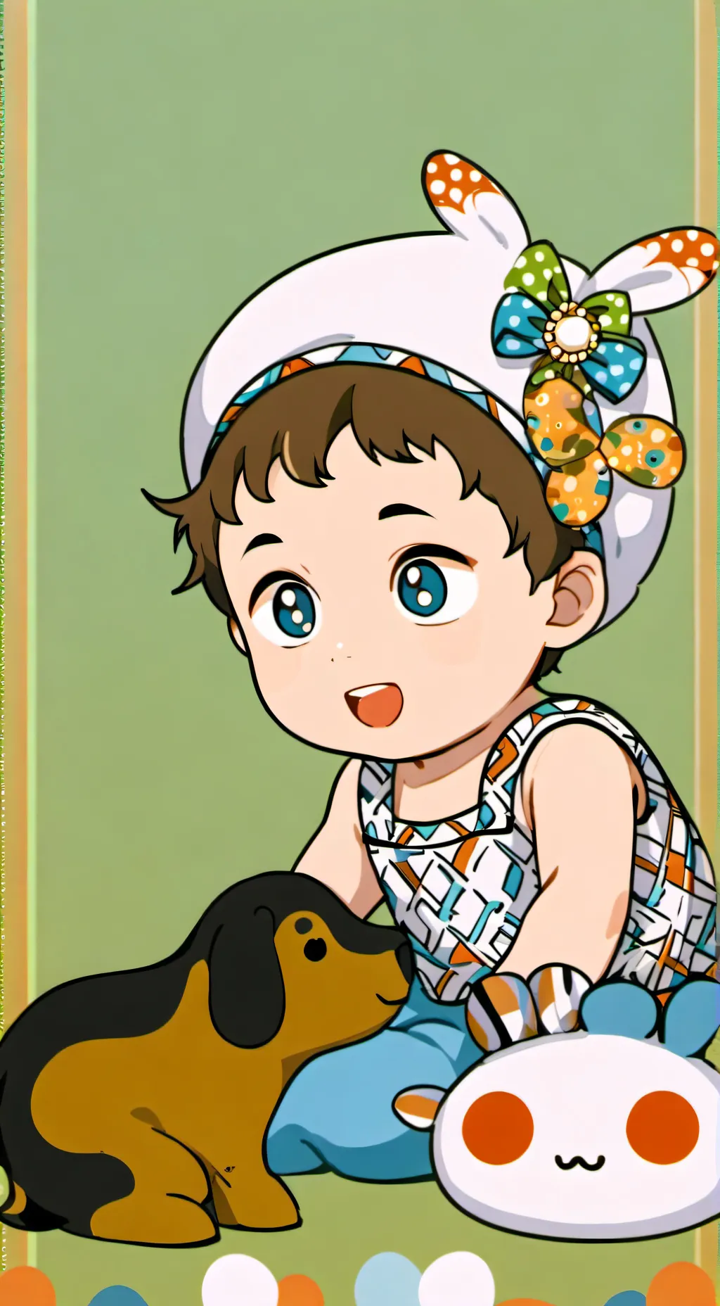 ai character: Vanessa jean. background