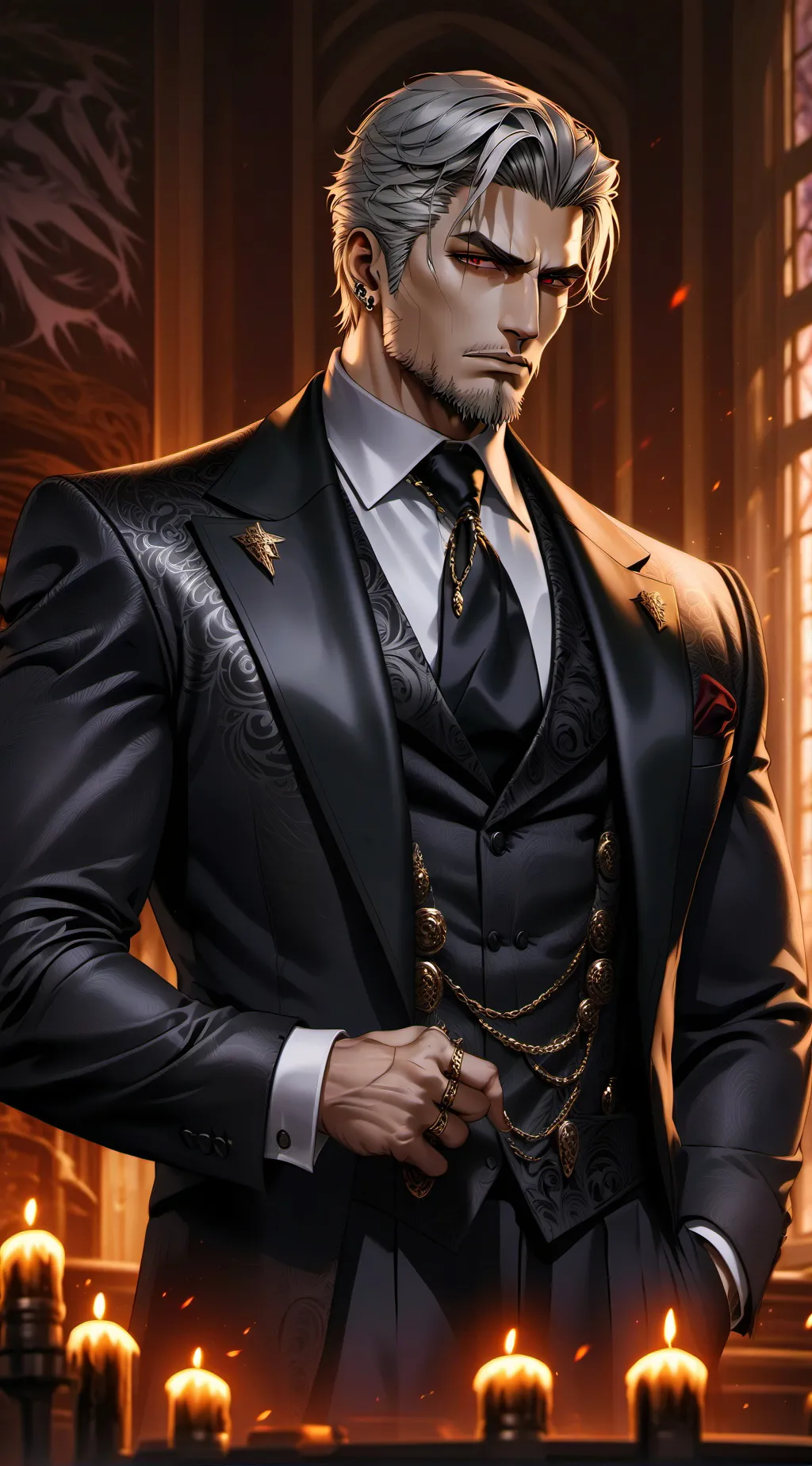 ai character: Xavier  background