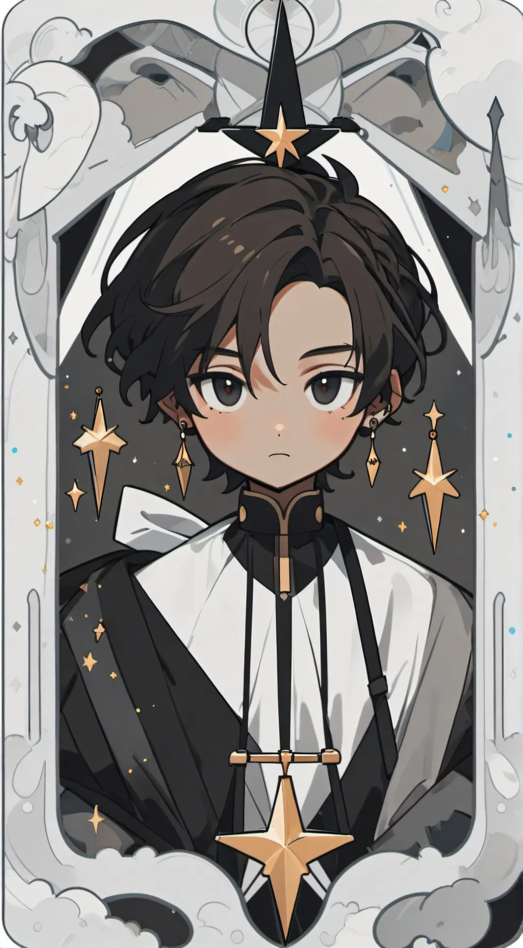 ai character: Théo background