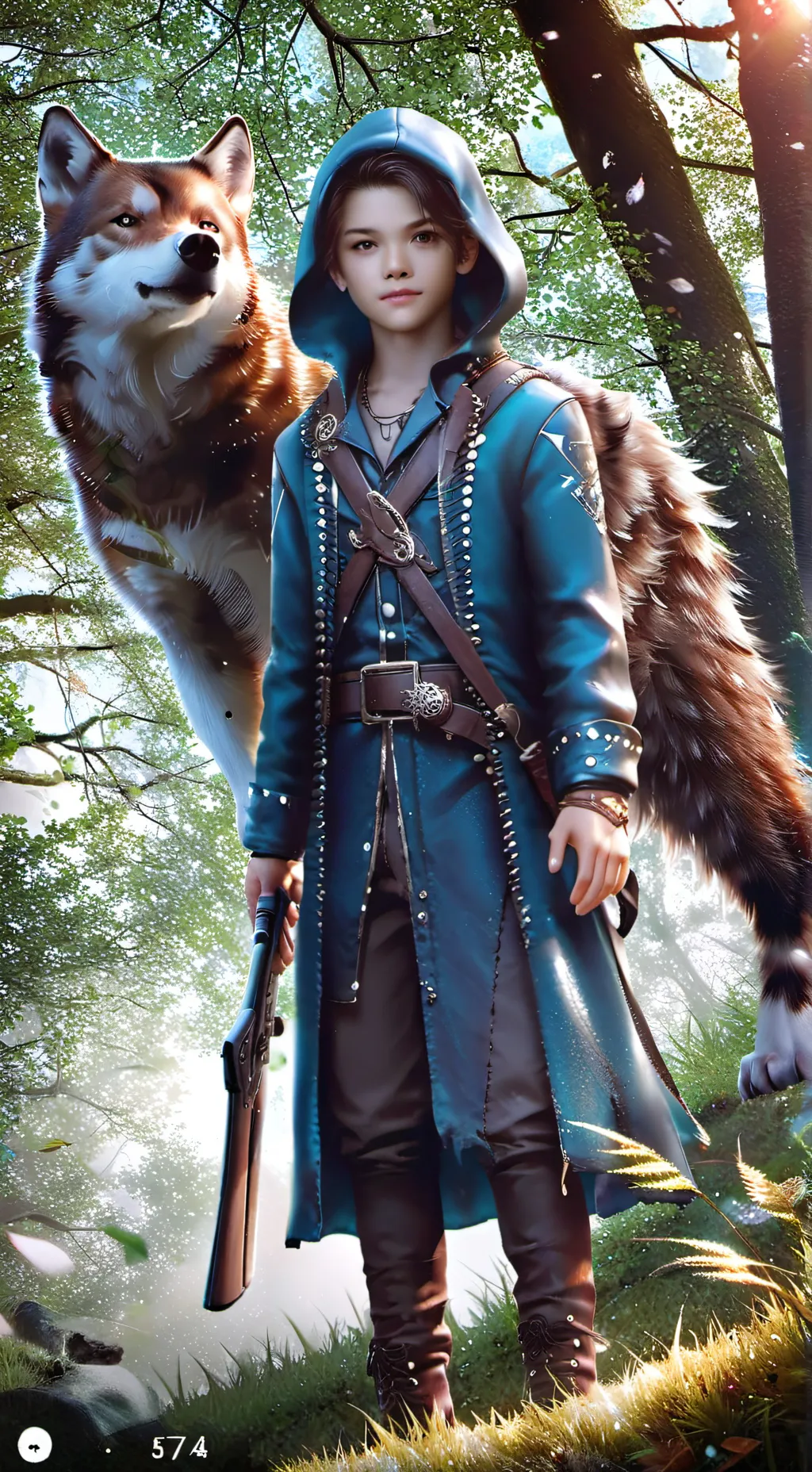 ai character: Max background