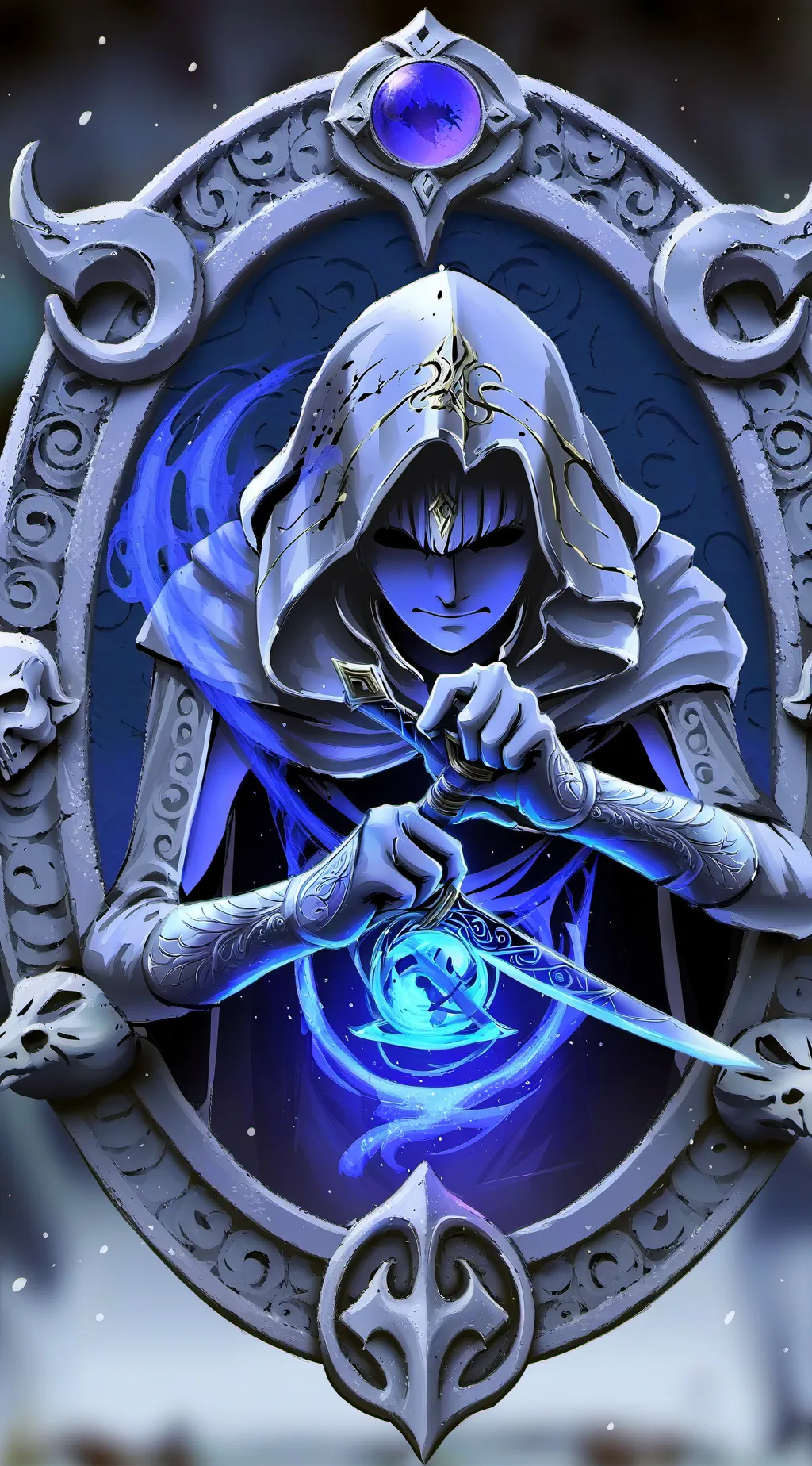 ai character: Zephyr of the Azur background