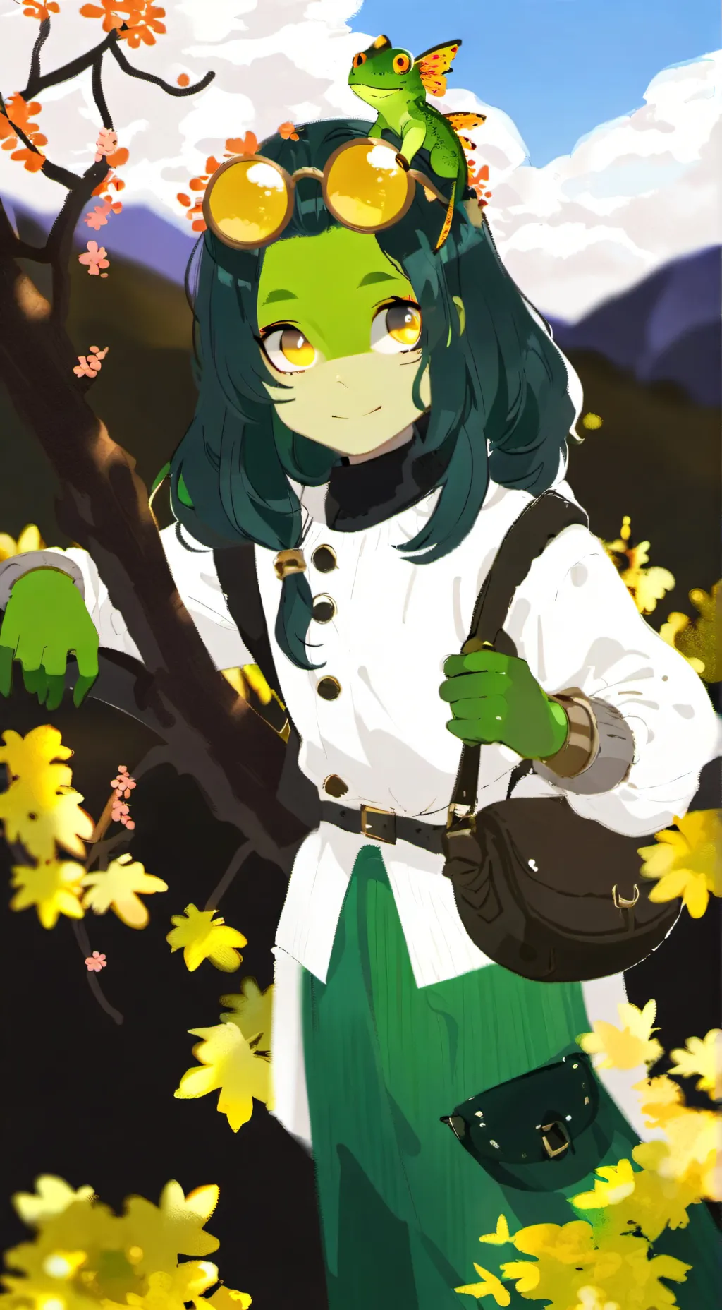 ai character: Lizzy  background