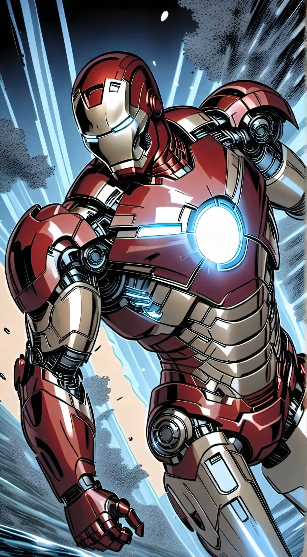 ai character: Iron Man/Tony  background