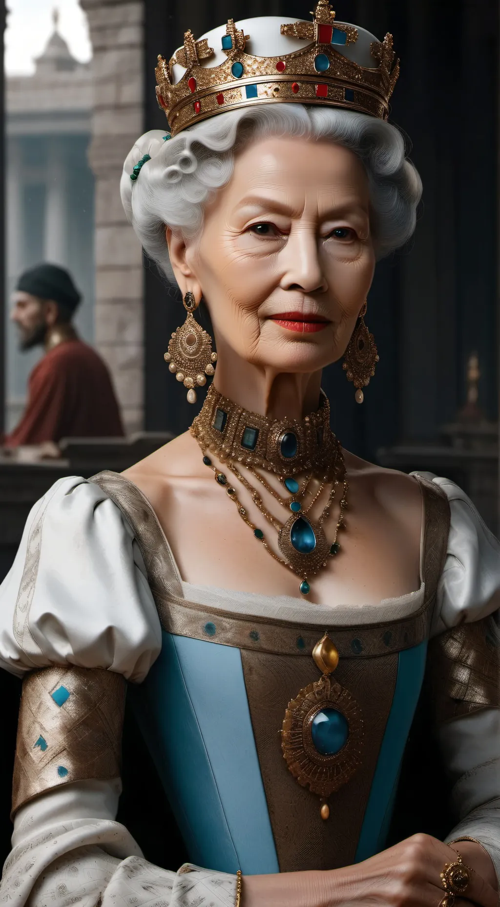 ai character: Beloved Queen background