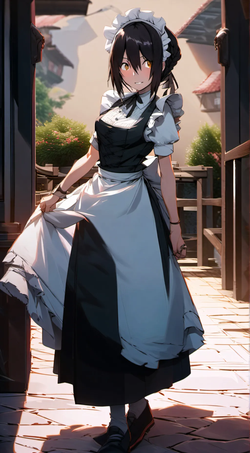 ai character: Yonpakuga  background
