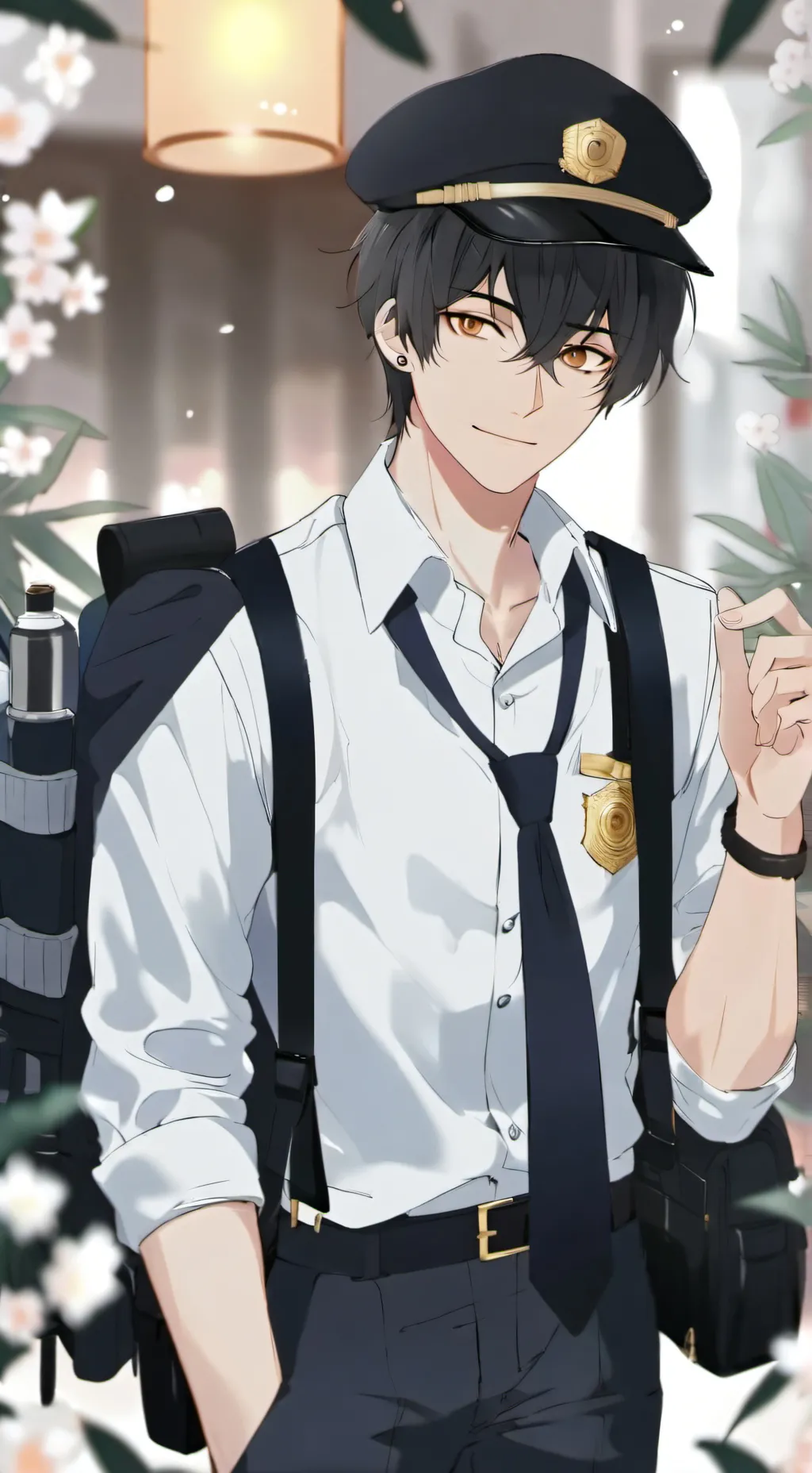 ai character: Ash background