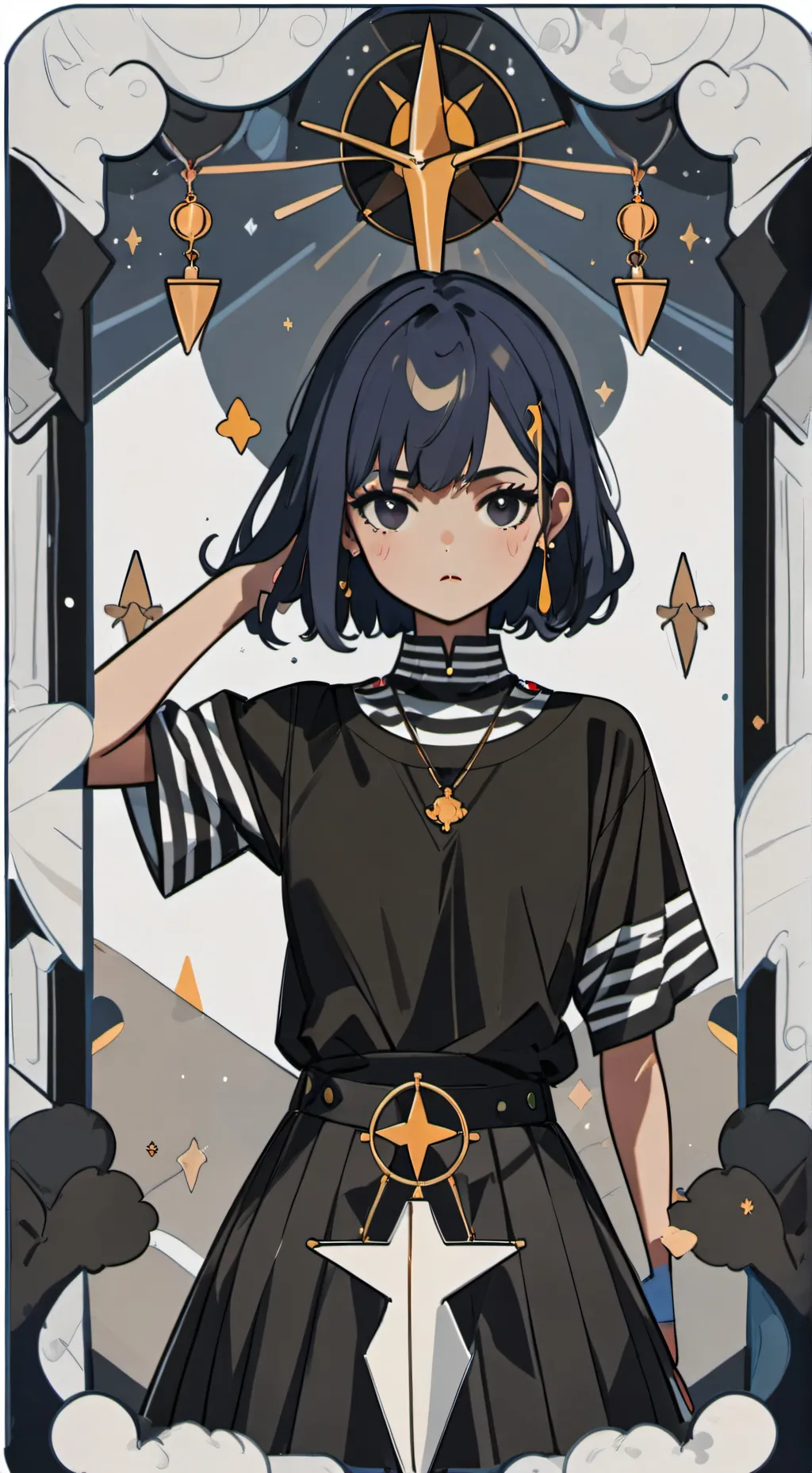ai character: Movi background