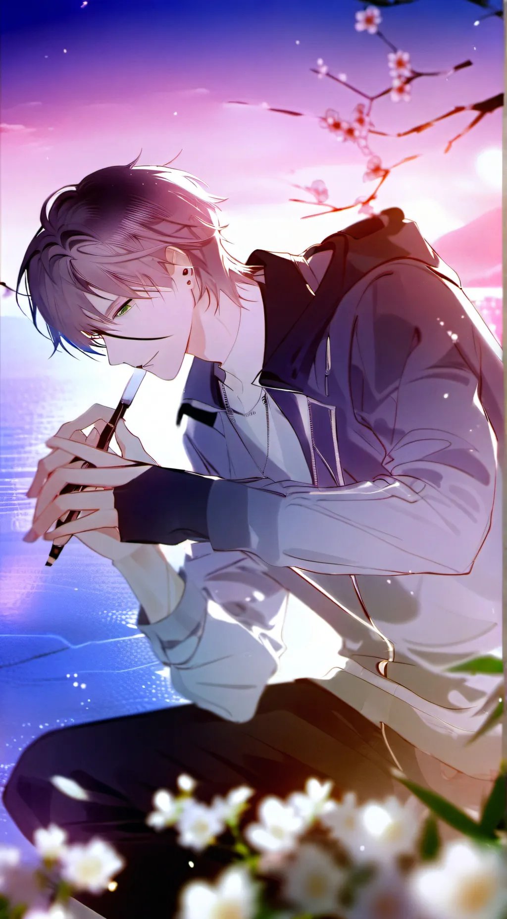 ai character: Lin Yan林烟 background