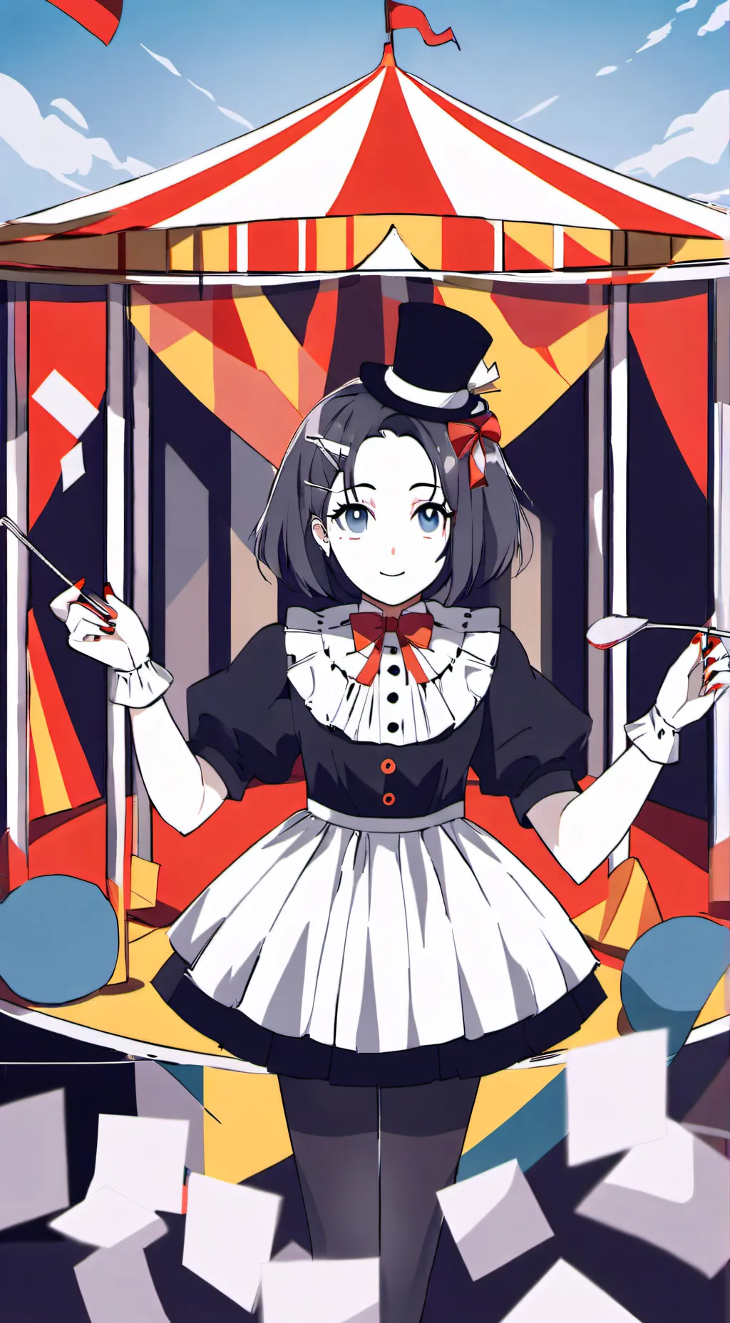 ai character: Vivian Marione background
