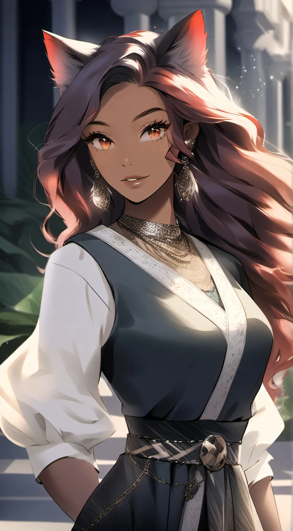 ai character: Sabrina  background