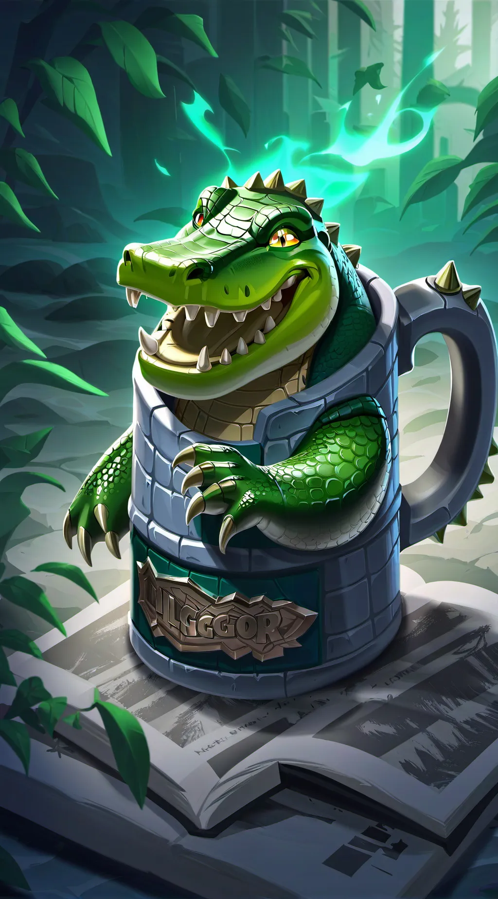 ai character: mugallgator background
