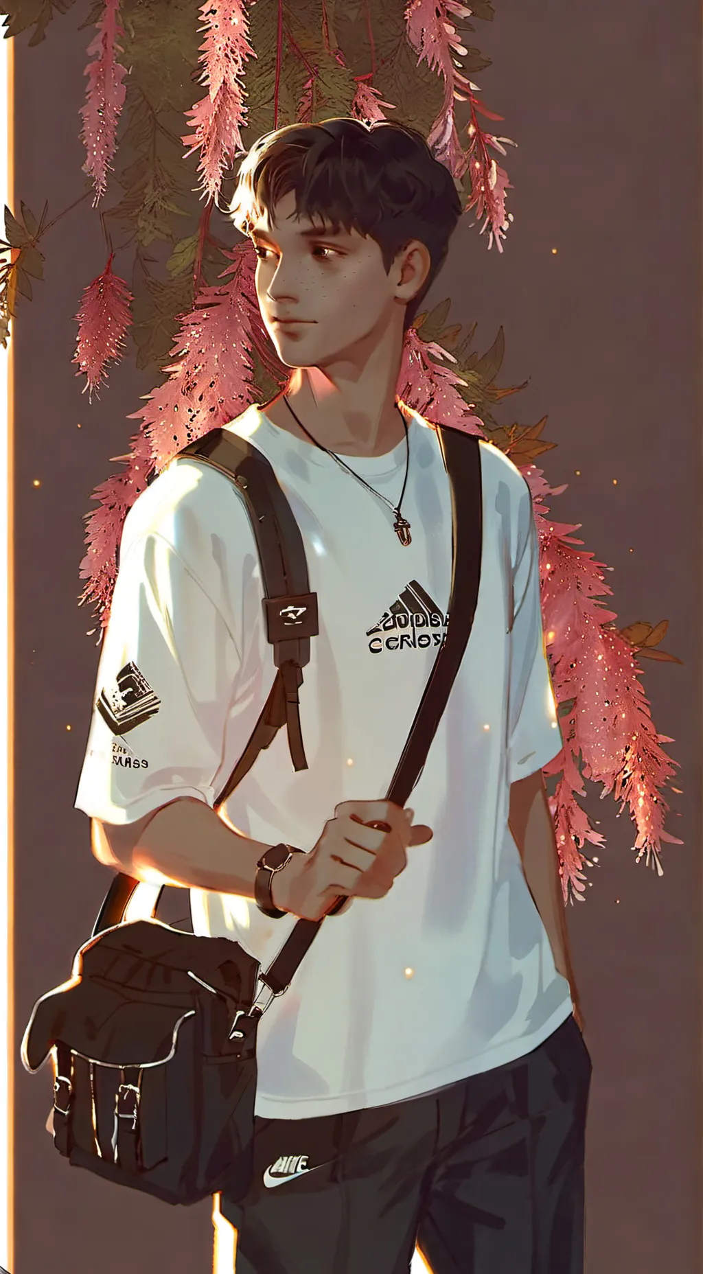 ai character: David Castro  background