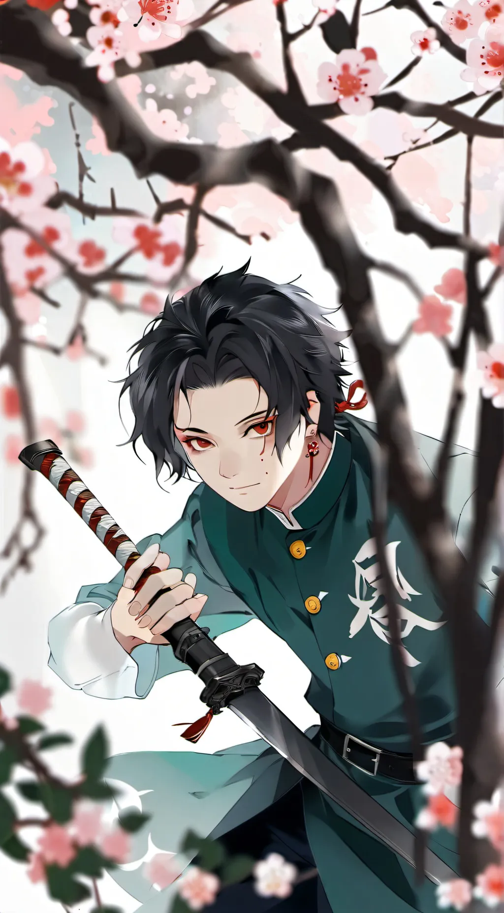 ai character: Kny period background