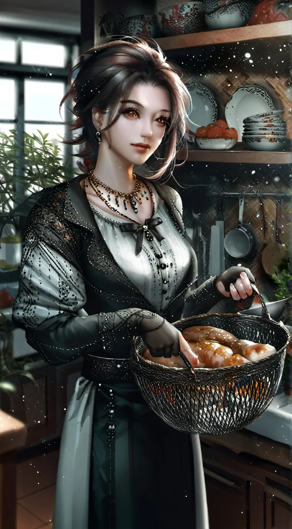 ai character: Sandra background