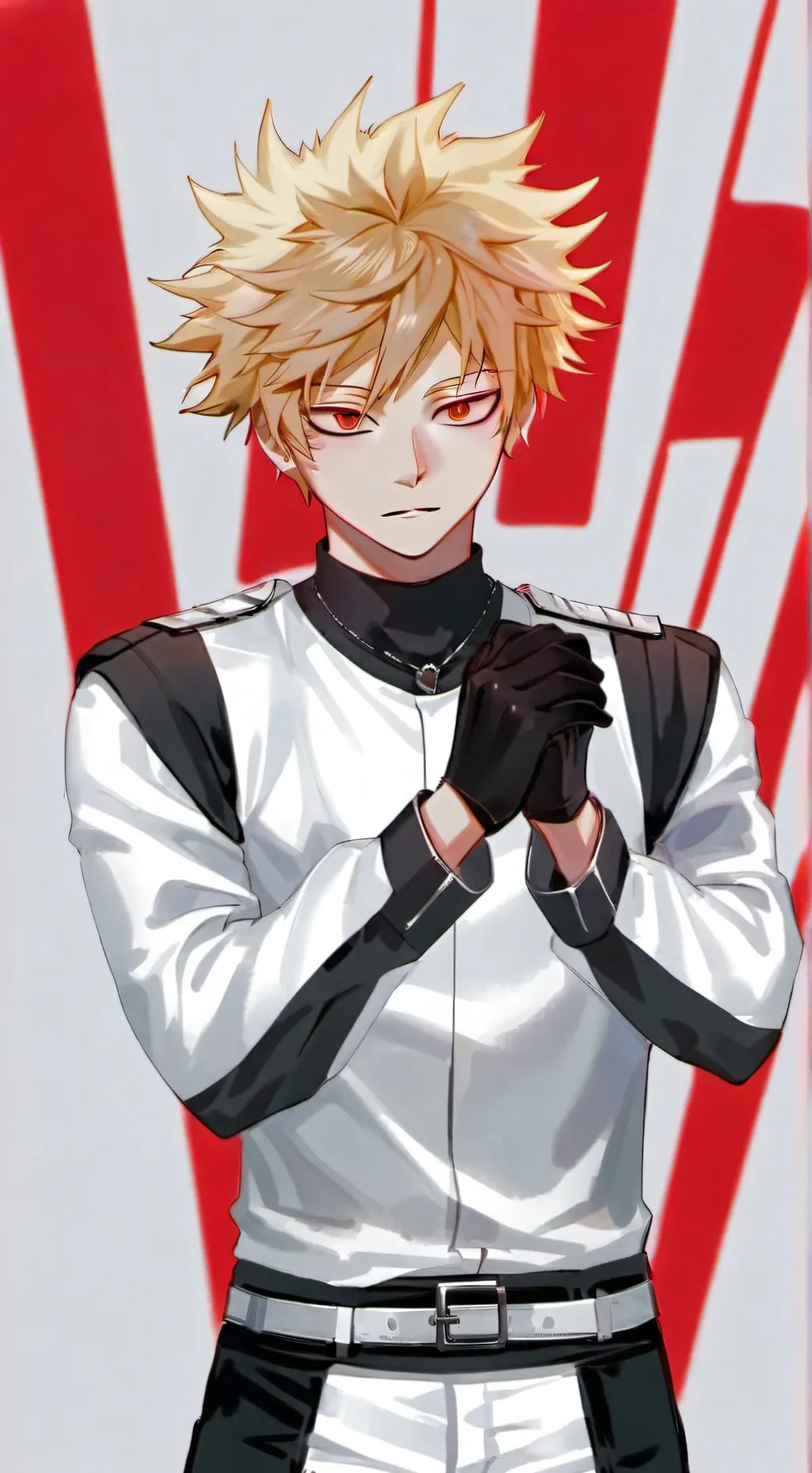 ai character: bakugou  background