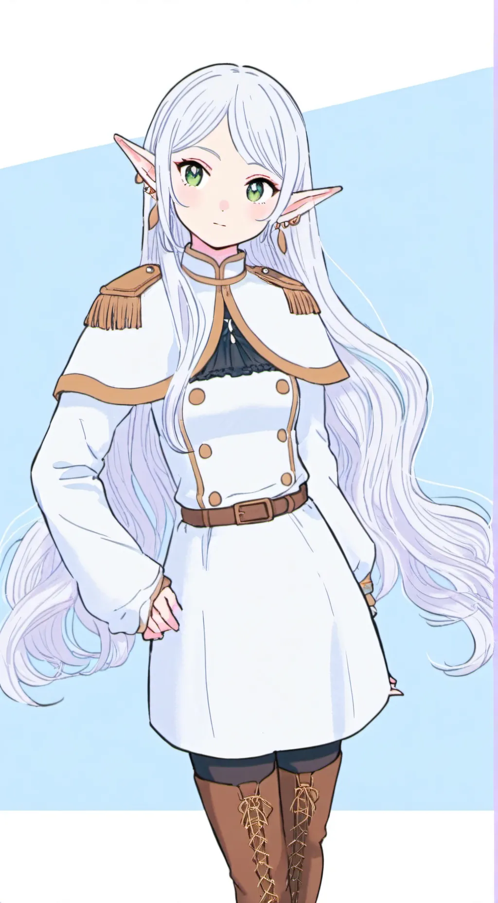 ai character: frieren background