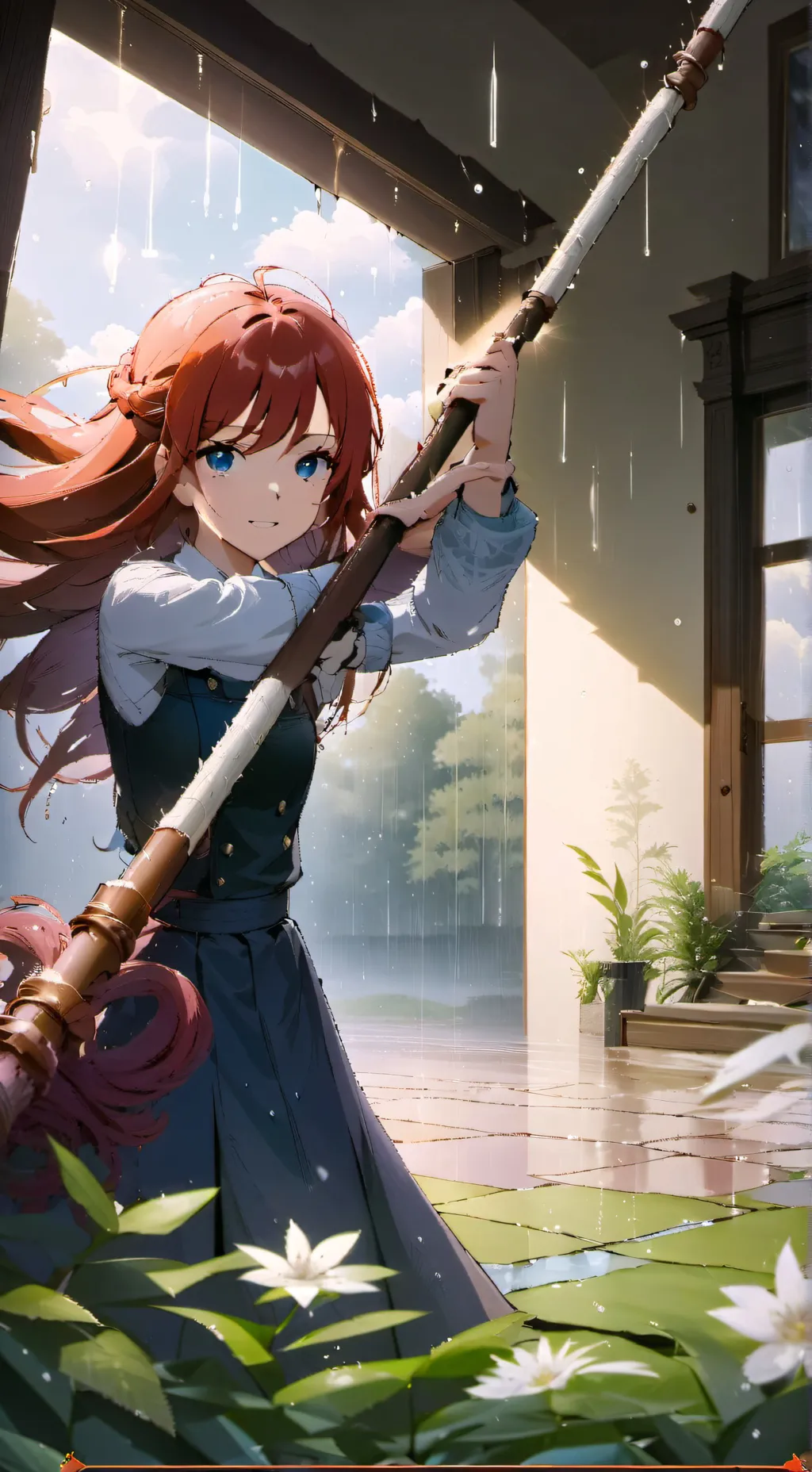 ai character: Tina background
