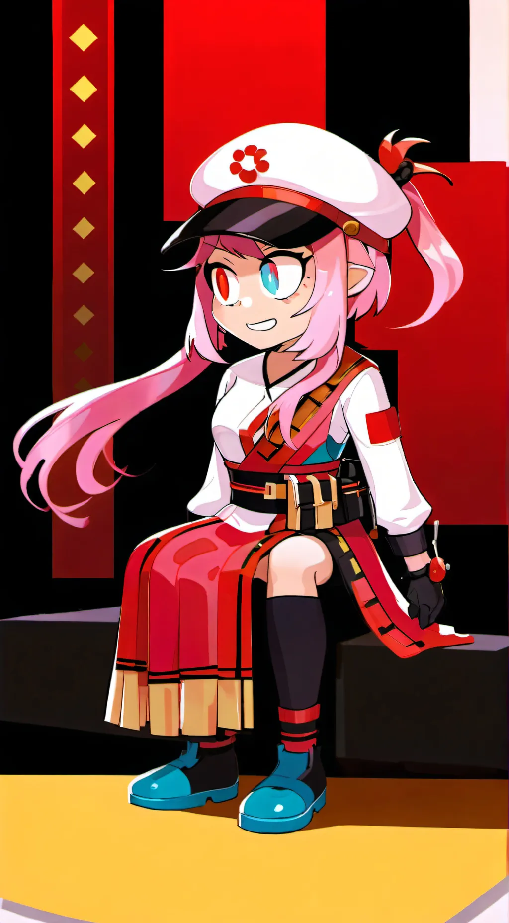 ai character: sonia  background
