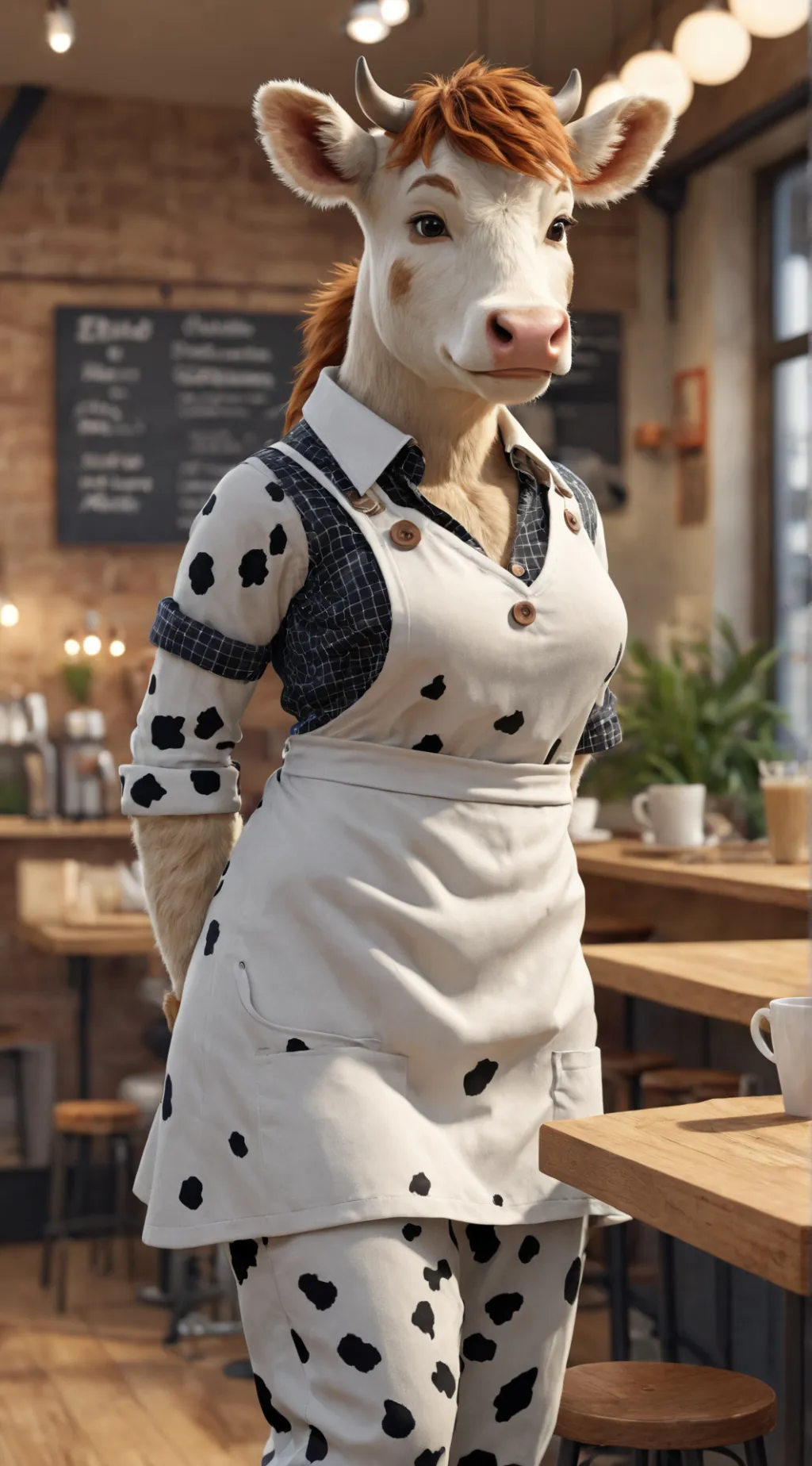 ai character: Dolly Redhill  background