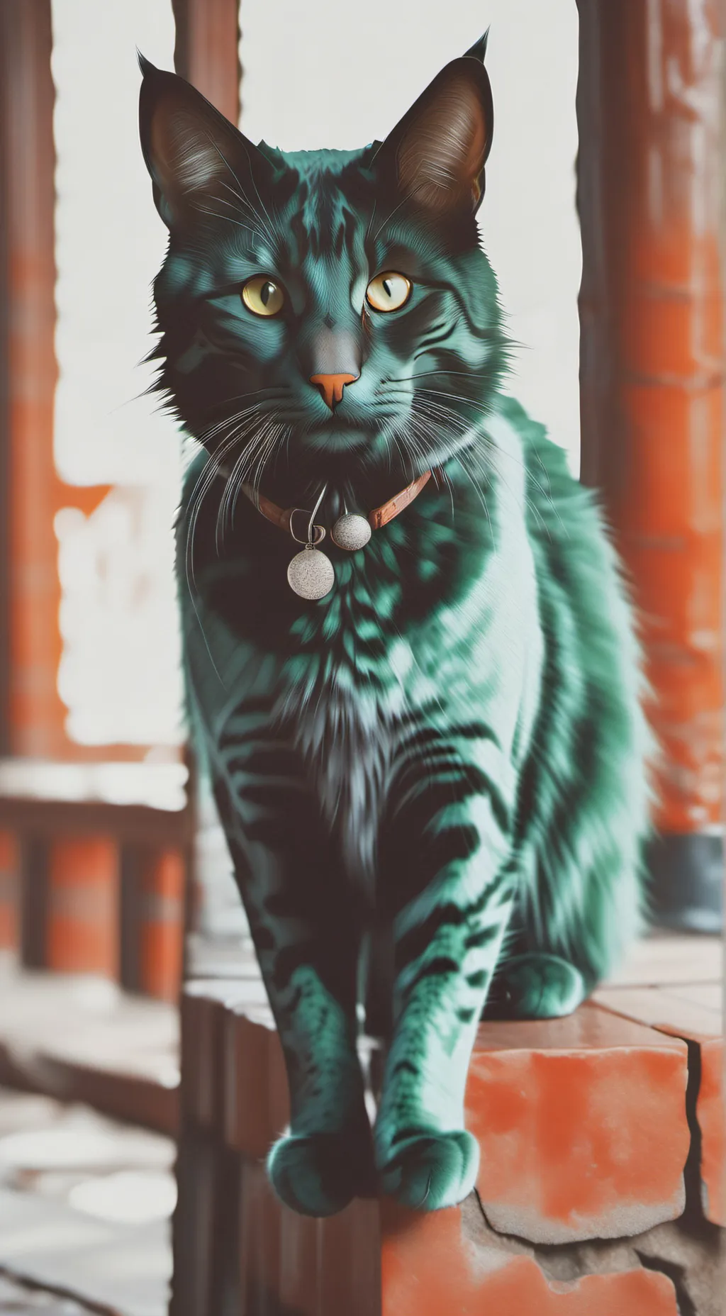 ai character: st pat kat background