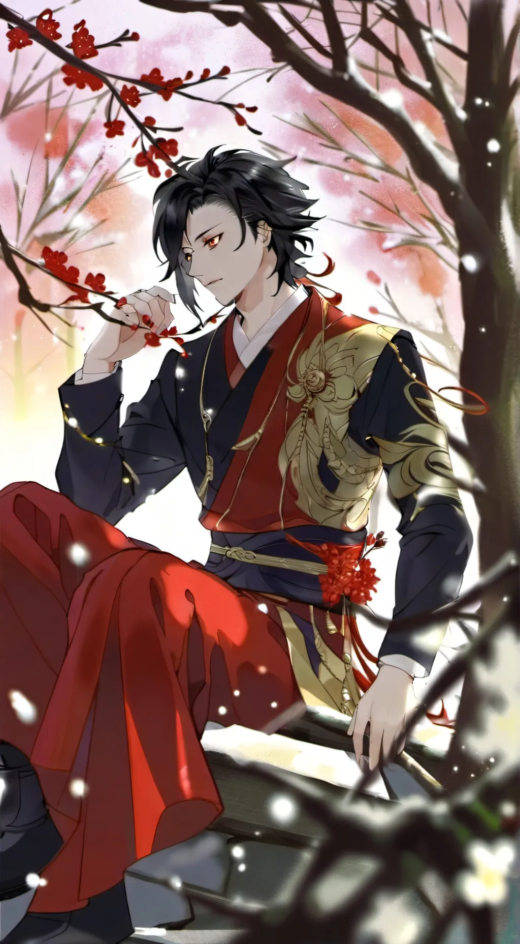 ai character: giyu tomioka  background