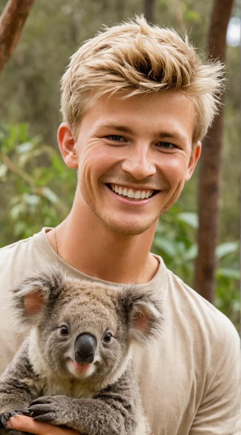 ai character: Robert Irwin background