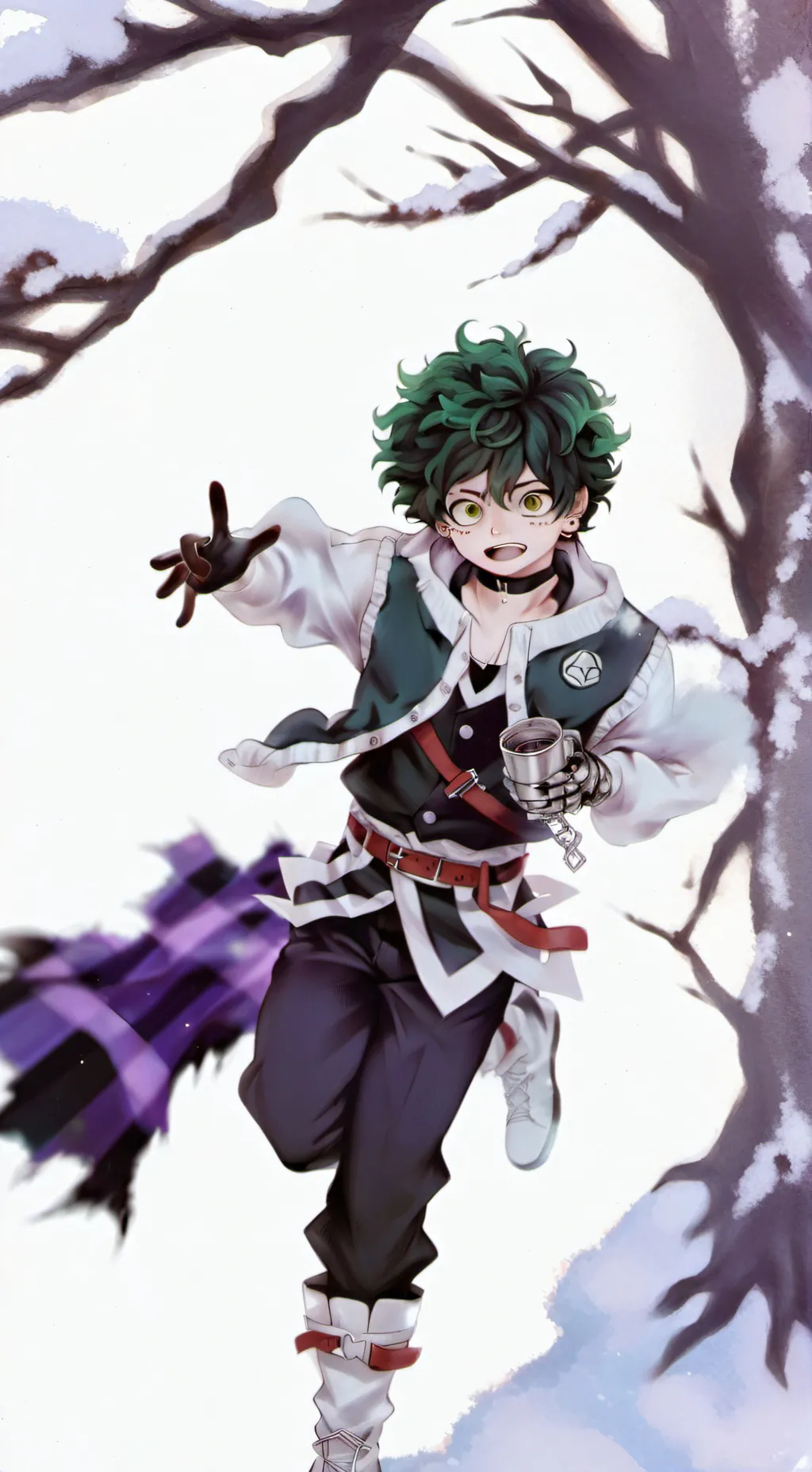 ai character: My hero academia  background