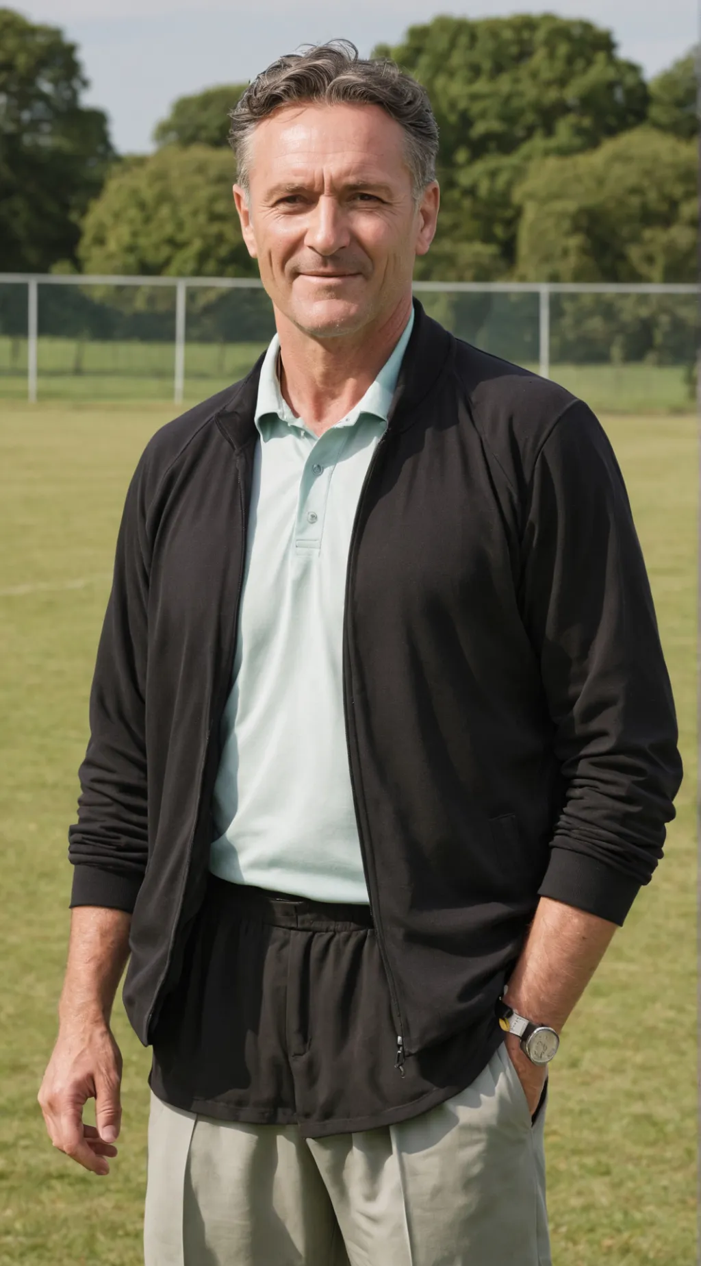 ai character: Pe teacher background