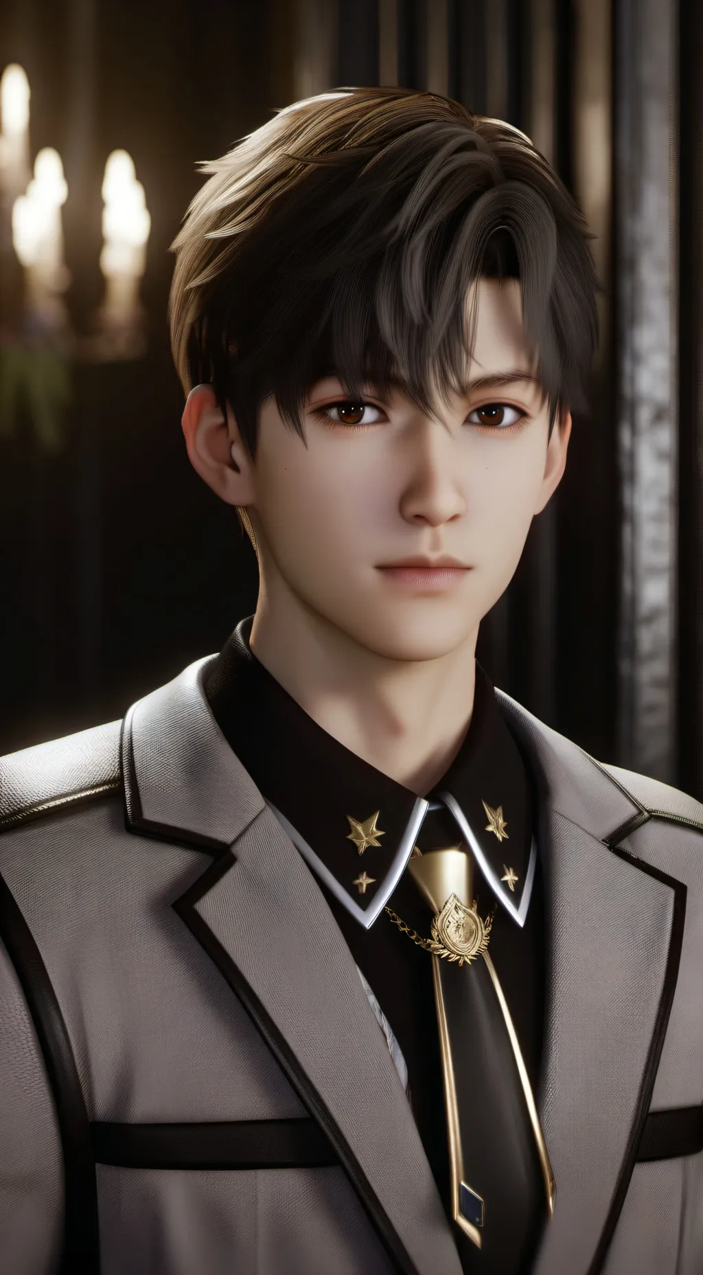ai character: School Nerd Jacob background