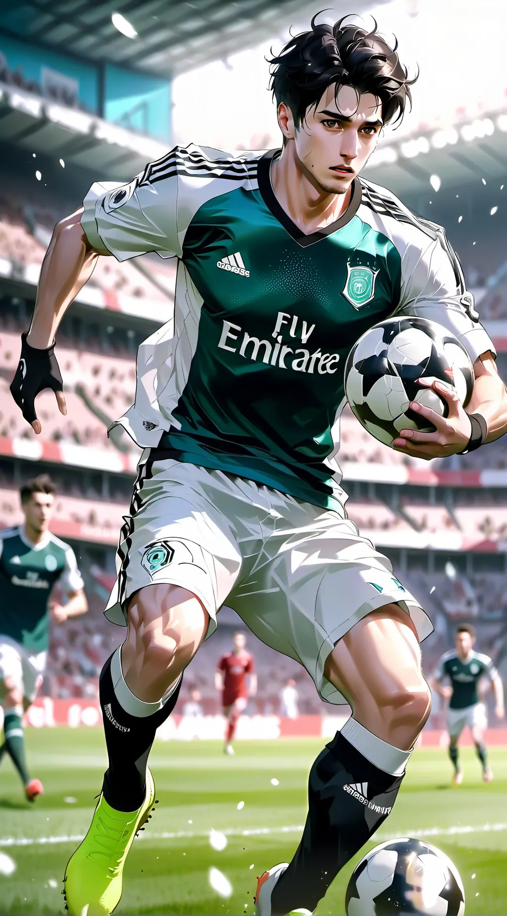 ai character: cute boi background