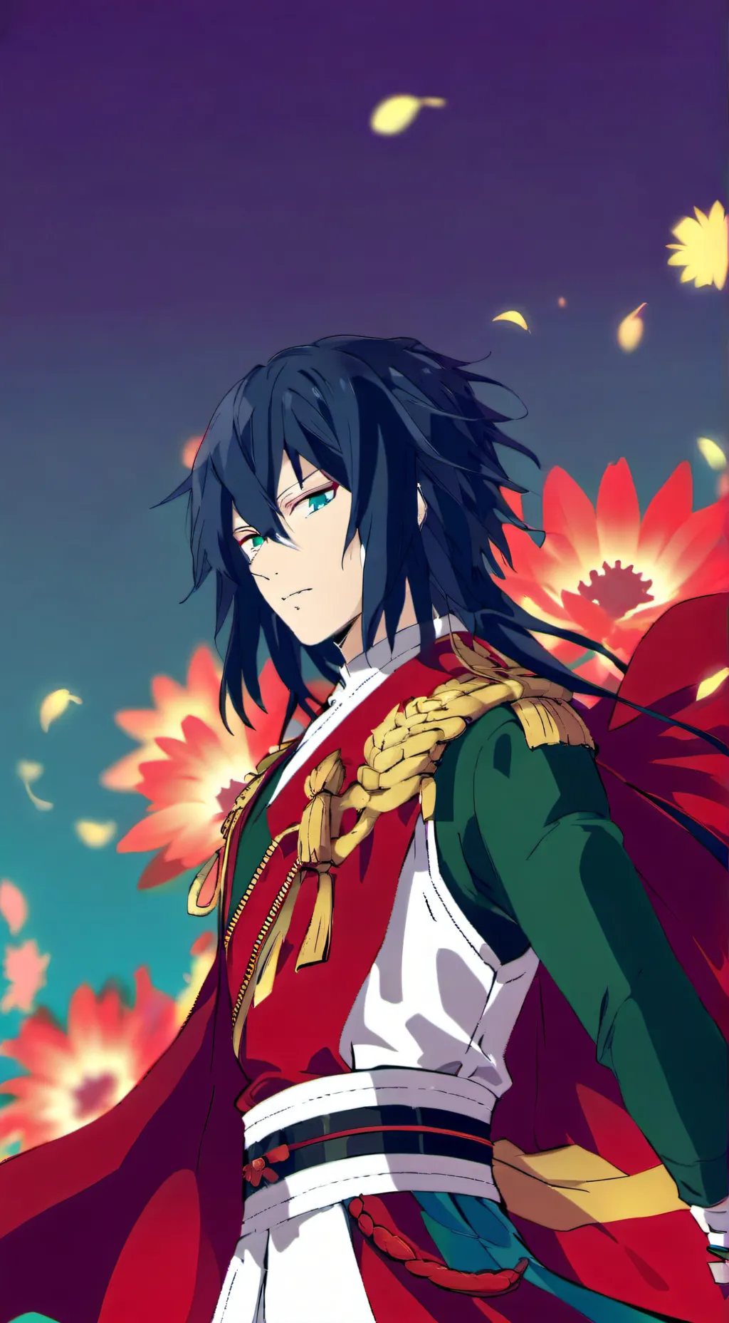 ai character: tomioka giyuu background