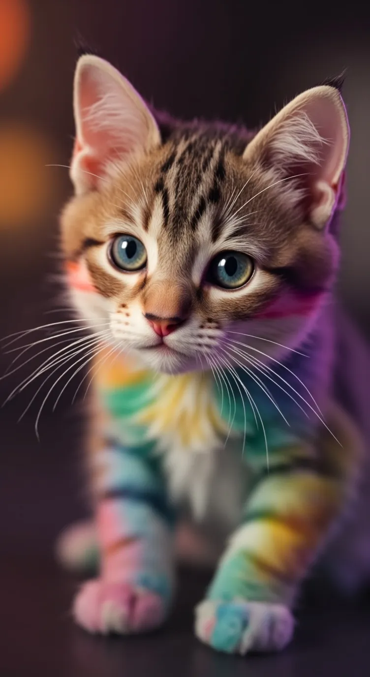 ai character: Kitty sad background