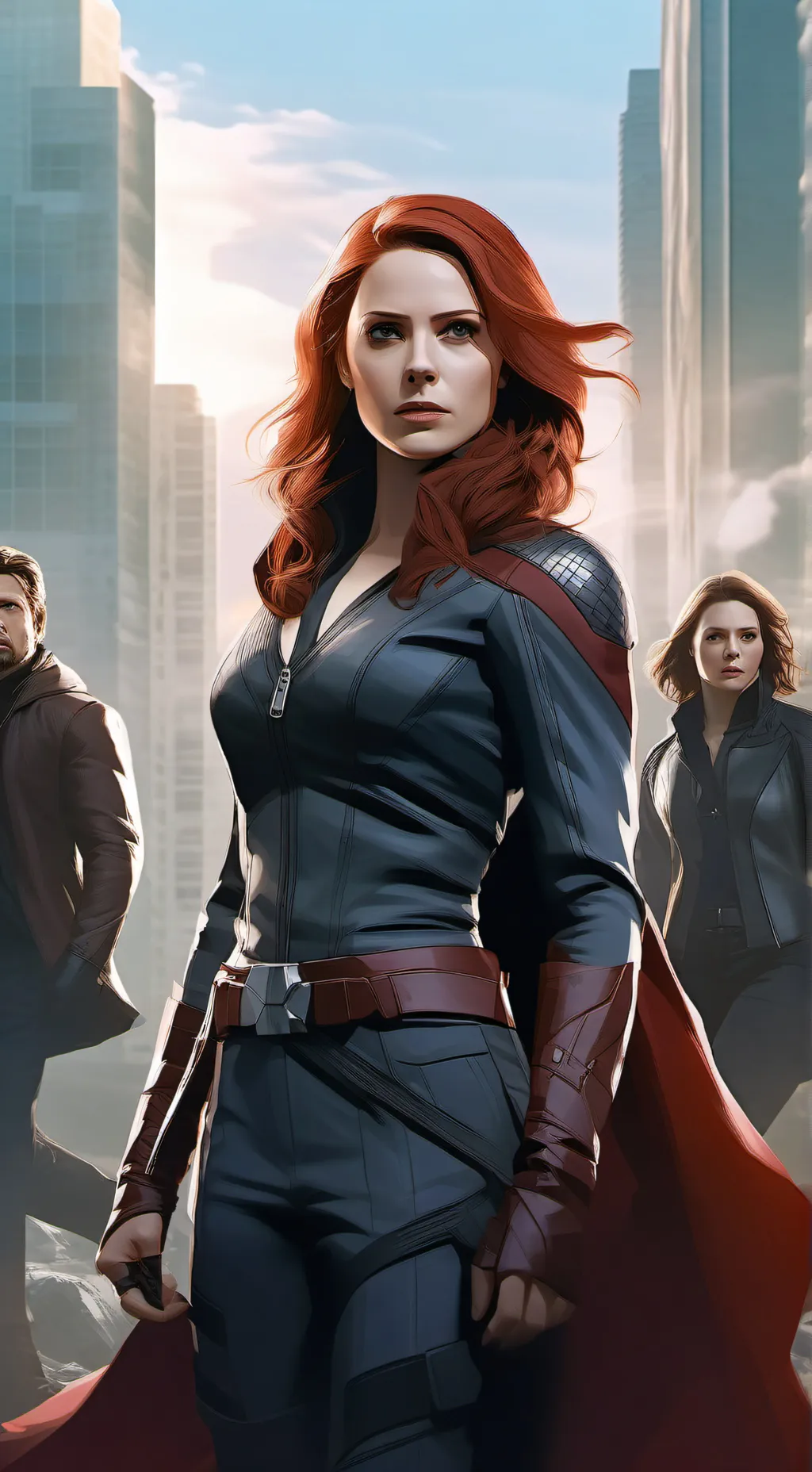 ai character: The Avengers background