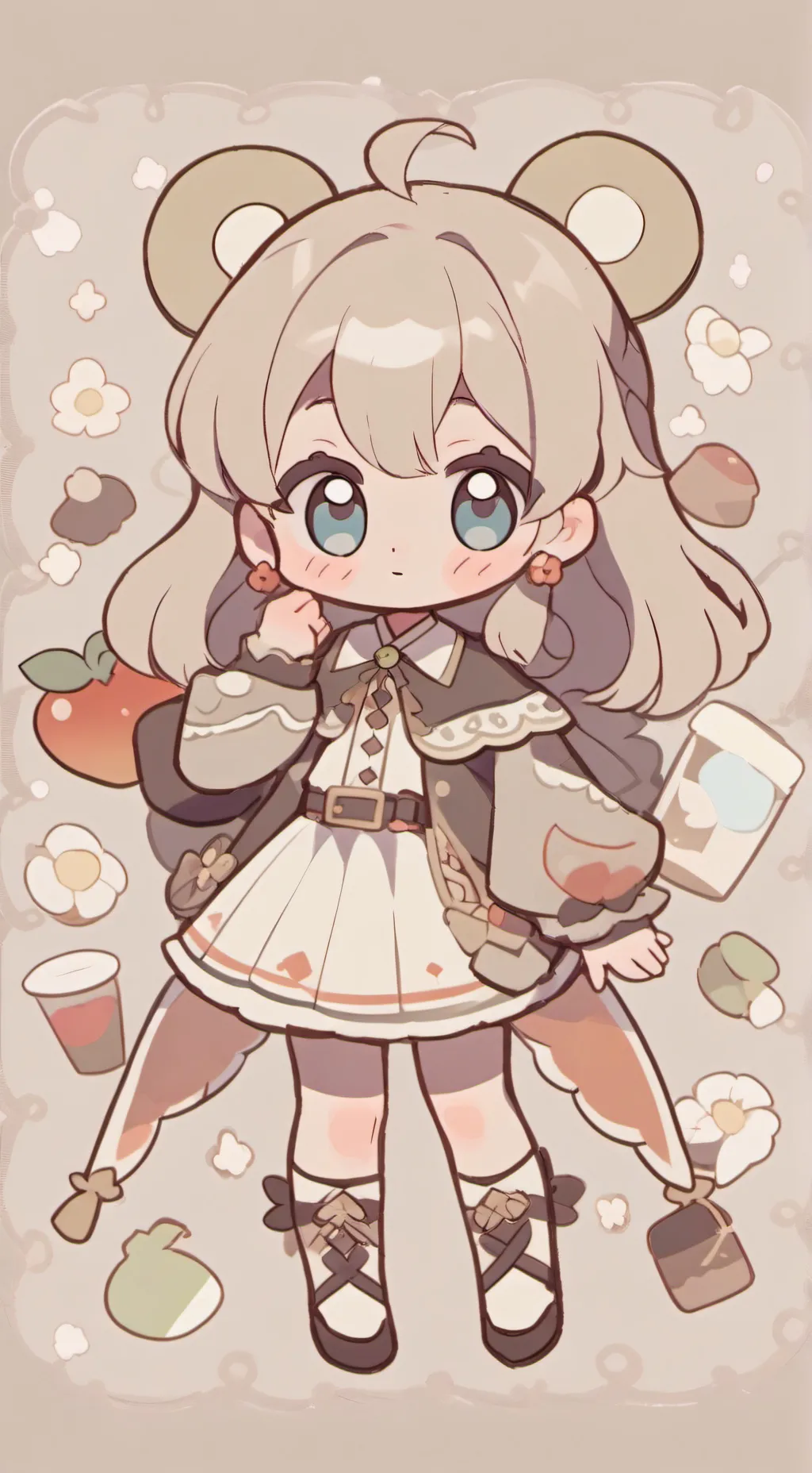 ai character: ★a little girl★ background