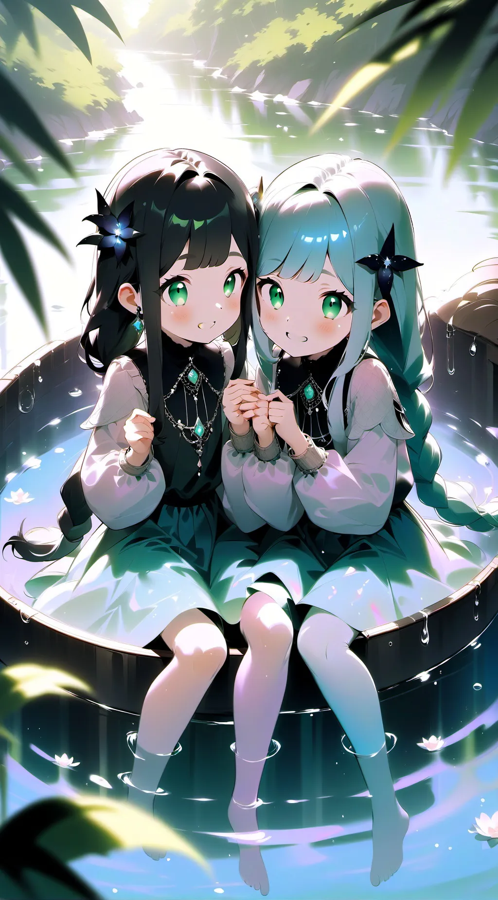 ai character: Eva & Ava background